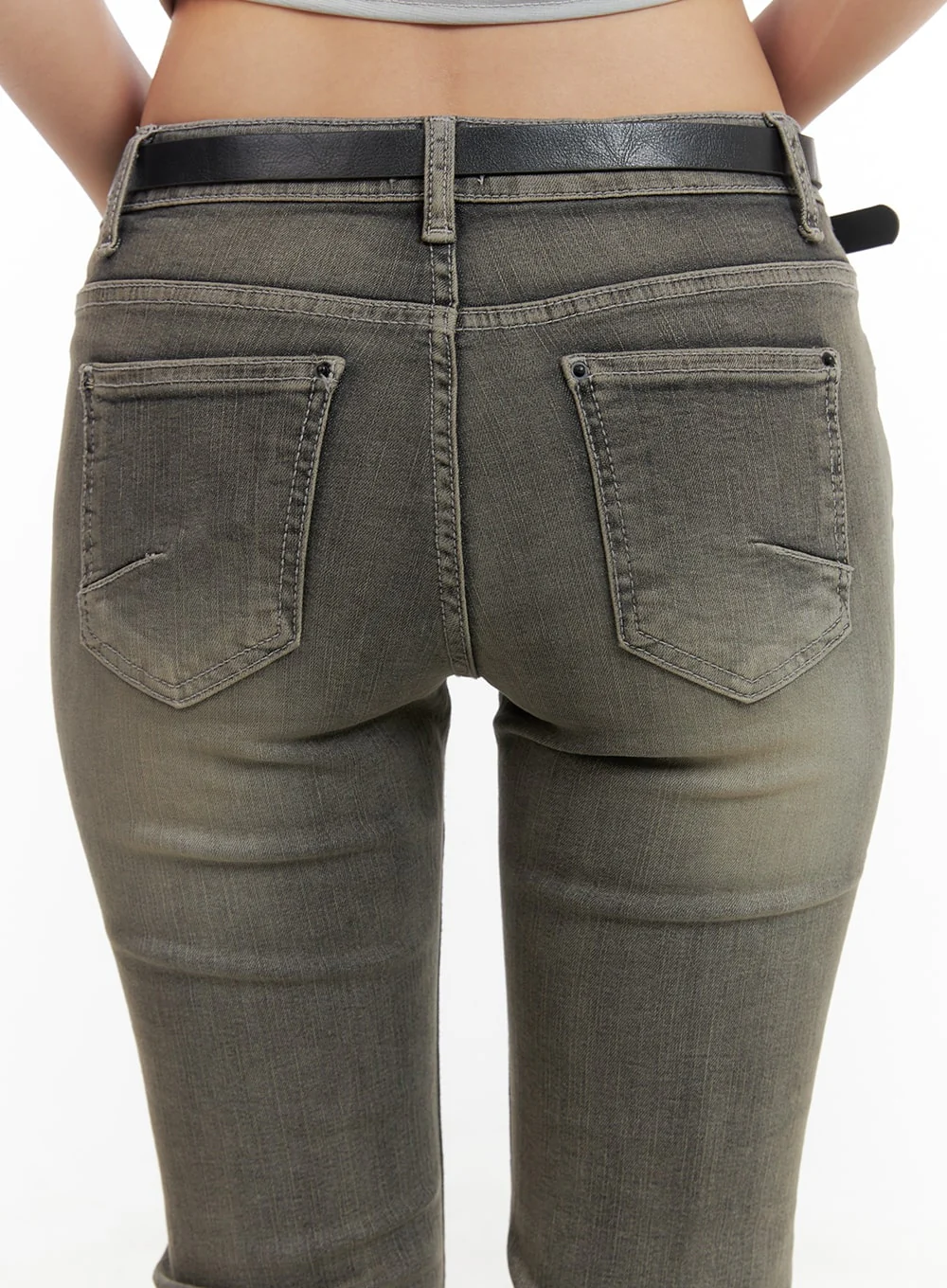 Low Rise Bootcut Jeans CA416 - Image 6