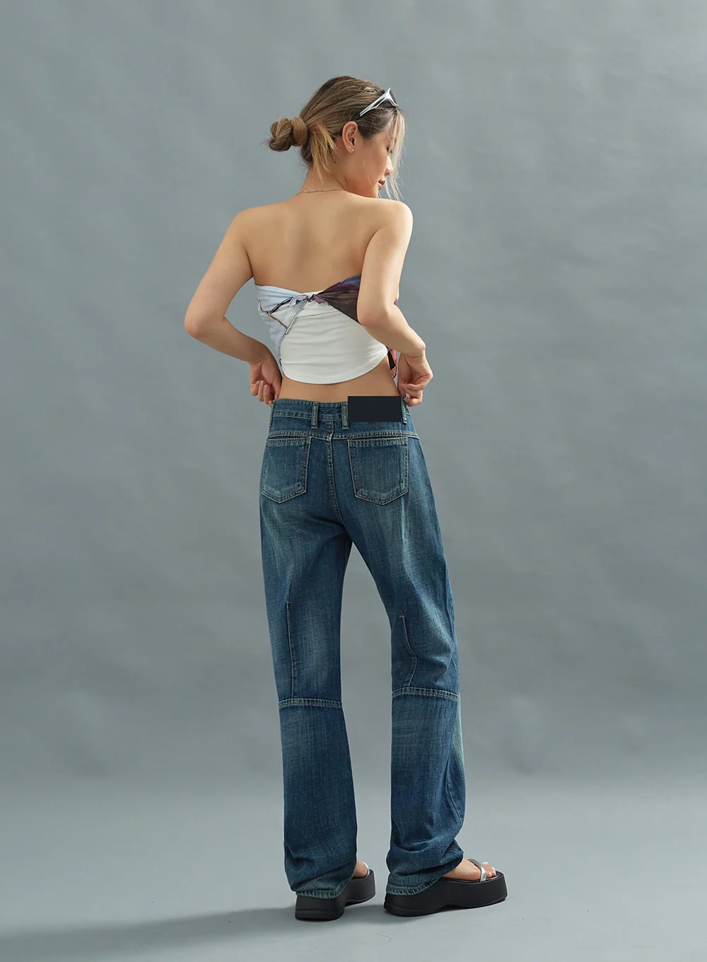 Low Rise Bootcut Jeans CU20 - Image 14