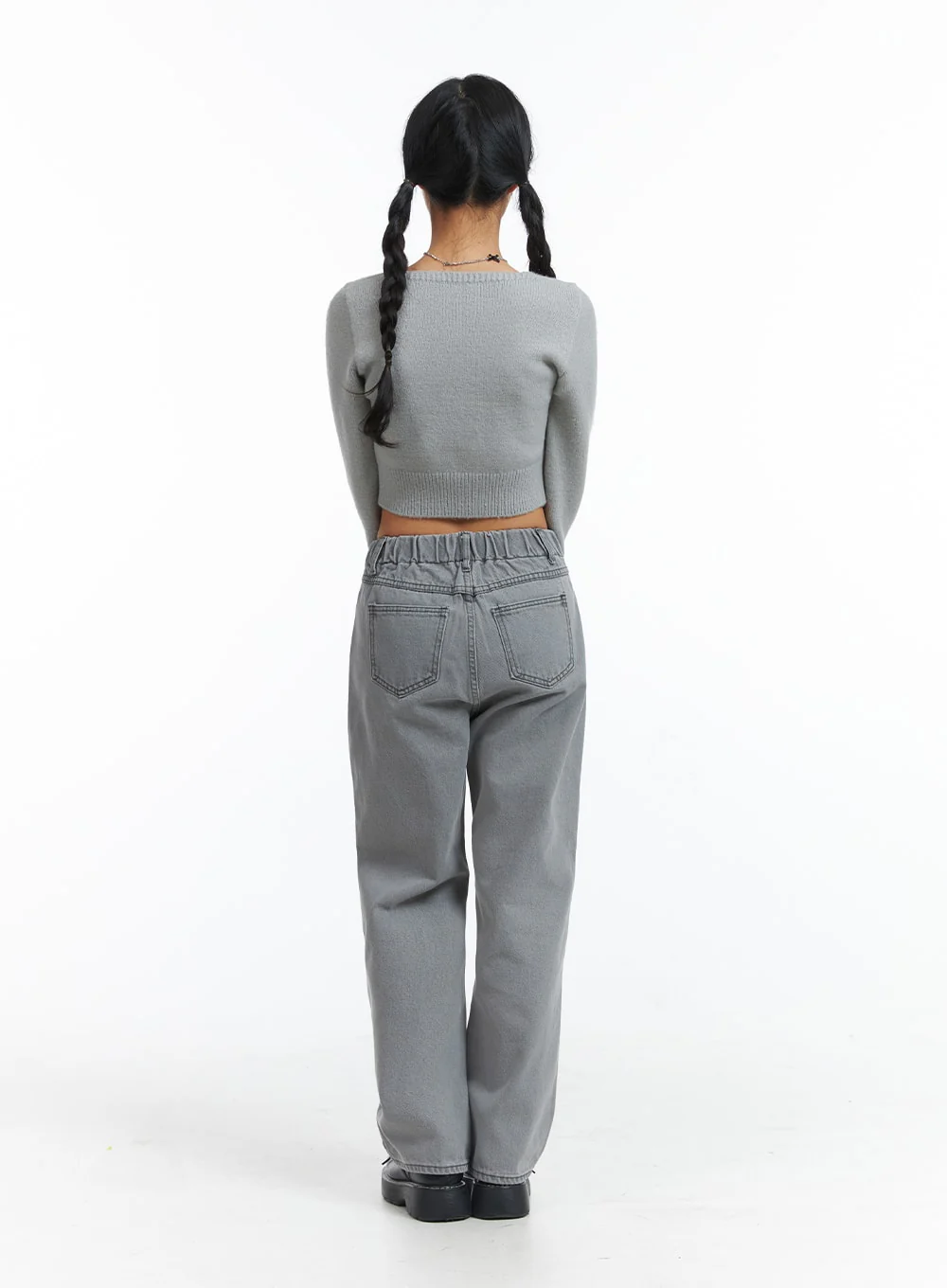 Low-Rise Straight Leg Jeans OJ426 - Image 5