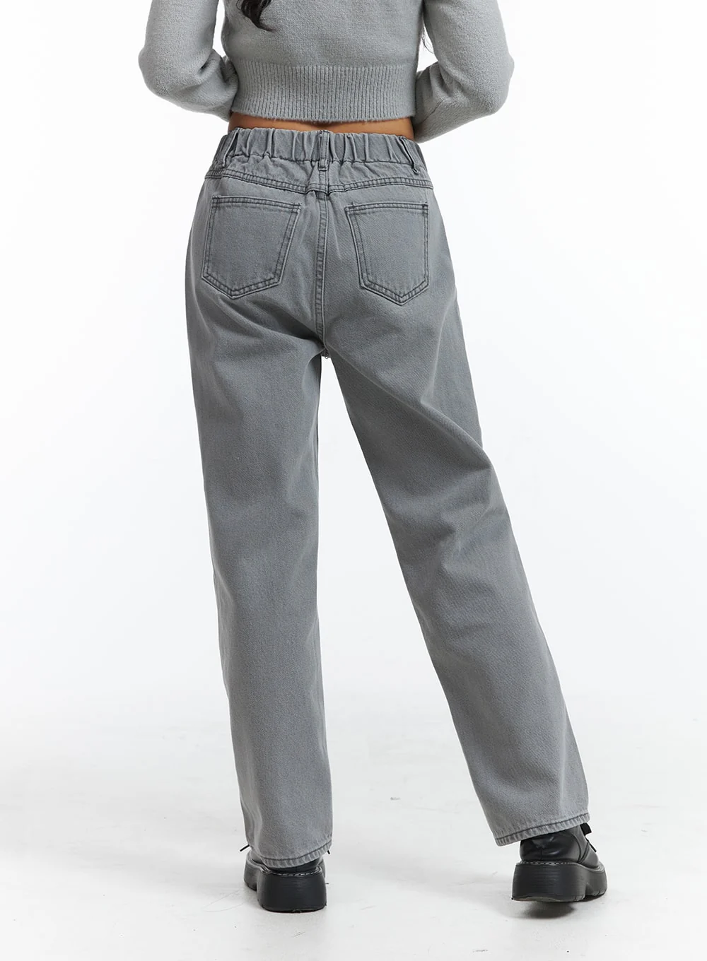 Low-Rise Straight Leg Jeans OJ426 - Image 6
