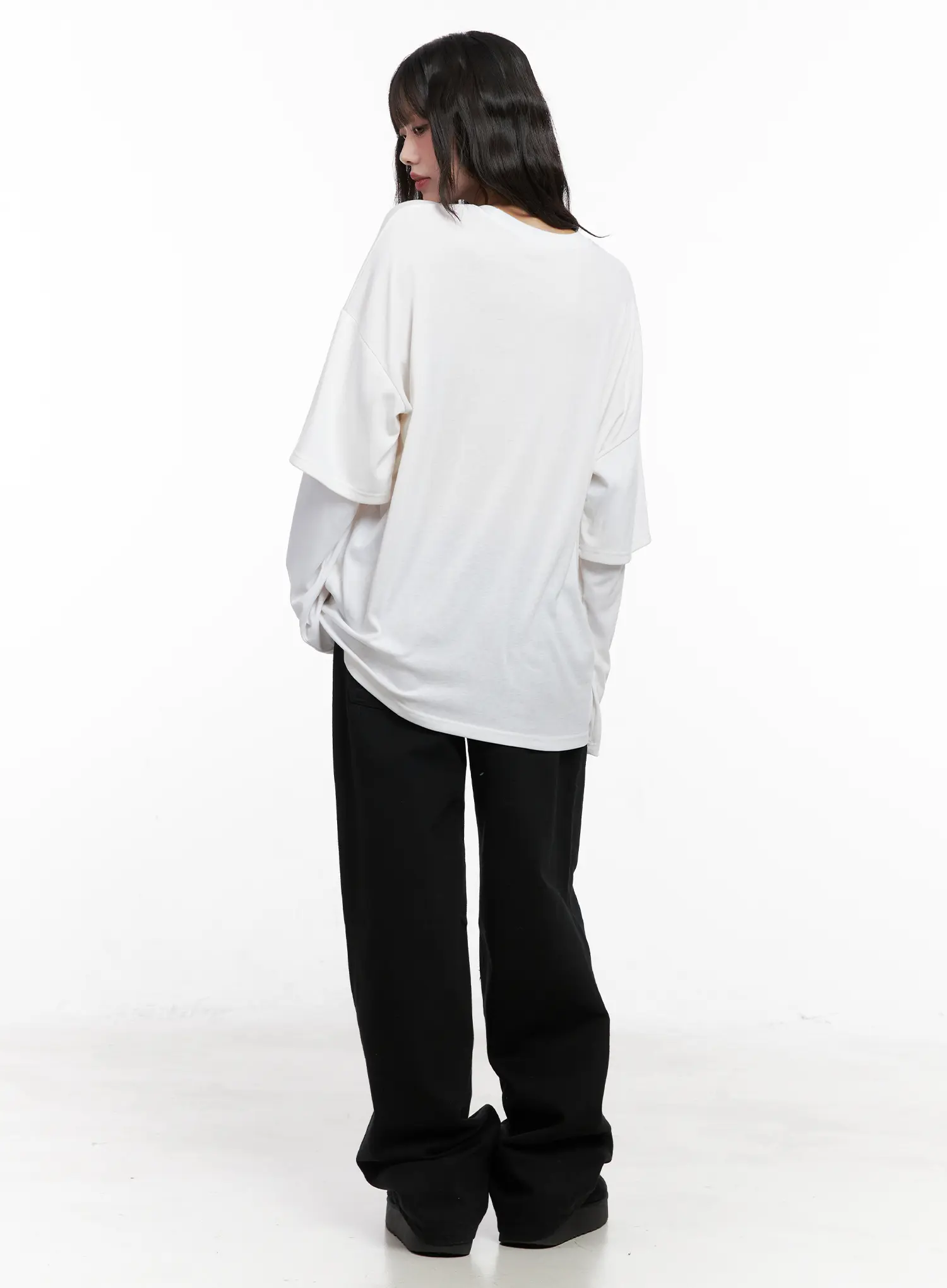 Low-Rise Wide-Leg Pants CN511 - Image 6