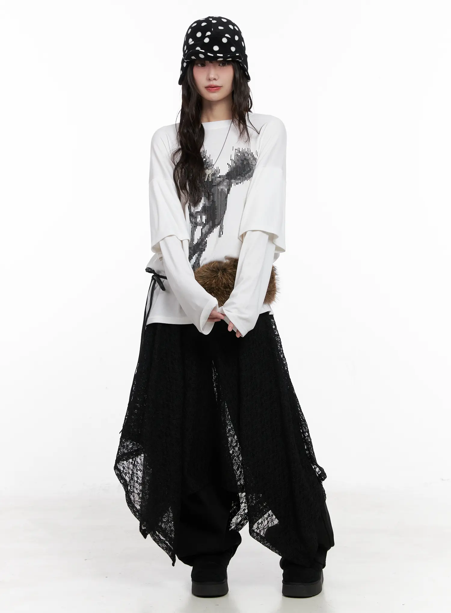 Low-Rise Wide-Leg Pants CN511 - Image 7