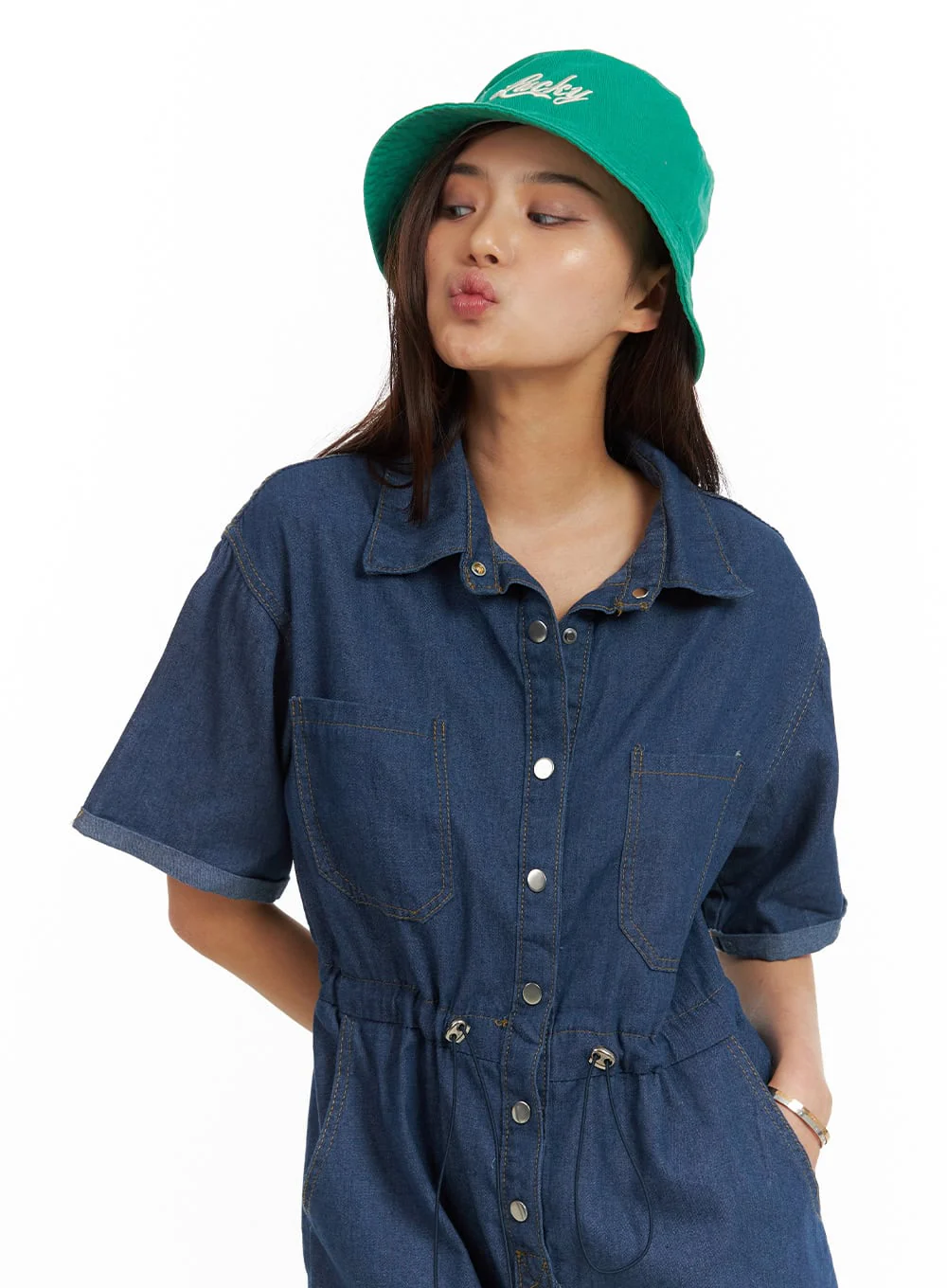 Lucky Lettering Bucket Hat (UNISEX) IU419 - Image 3