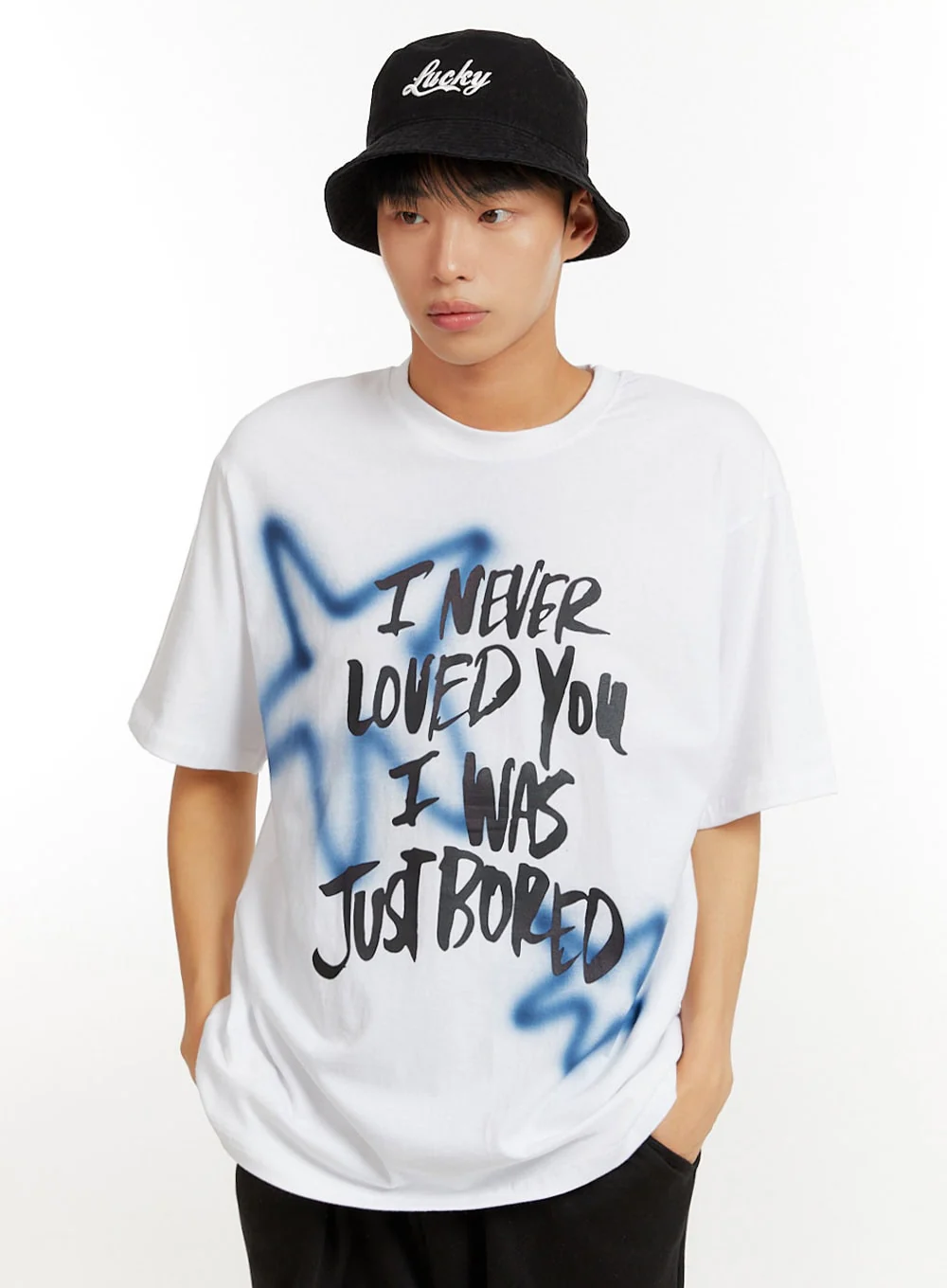 Lucky Lettering Bucket Hat (UNISEX) IU419 - Image 4