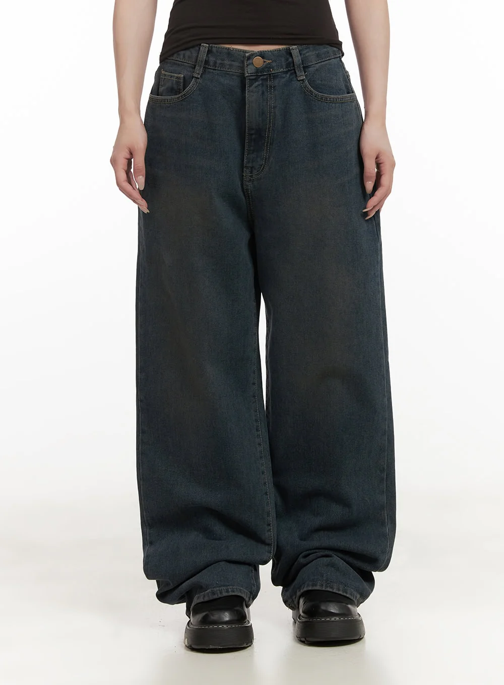 Luna Denim Wide-Leg Jeans CD406 - Image 9