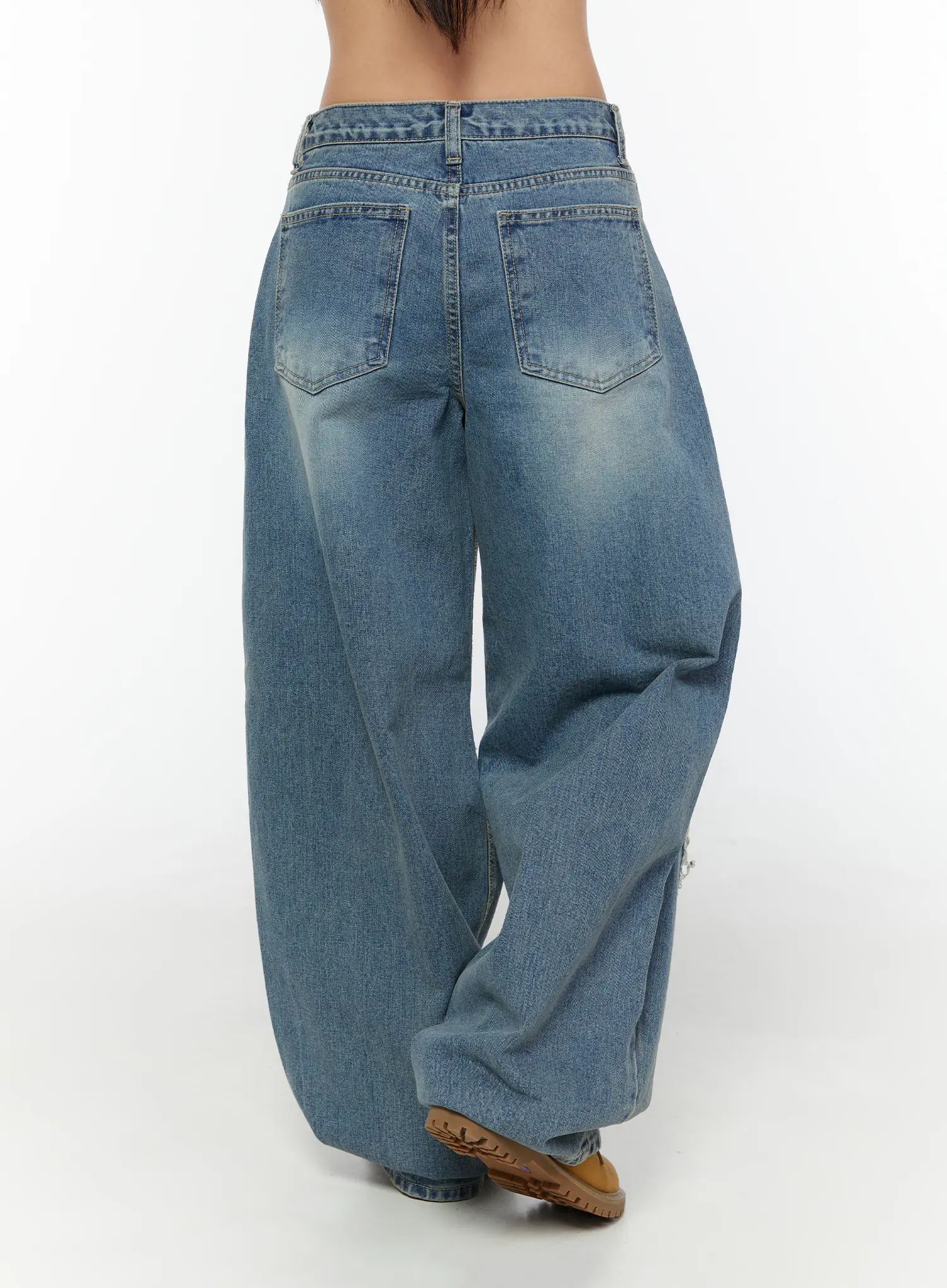 Mackenzie Blue Rip Jeans CU526 - Image 4