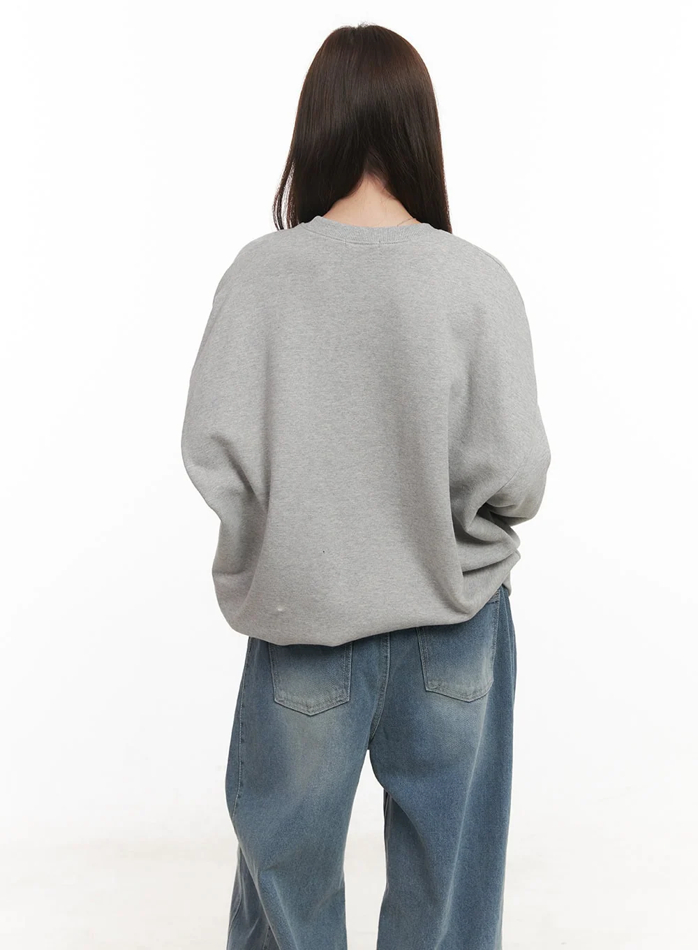 Maine Graphic Oversized Sweatshirt CM511 - Image 8