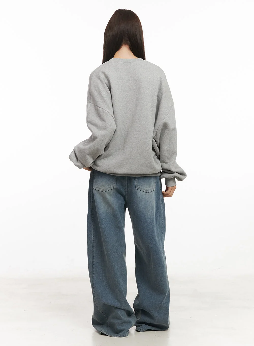 Maine Graphic Oversized Sweatshirt CM511 - Image 9