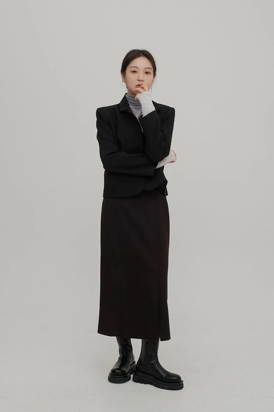 Maxi Skirt with Slit - Image 15