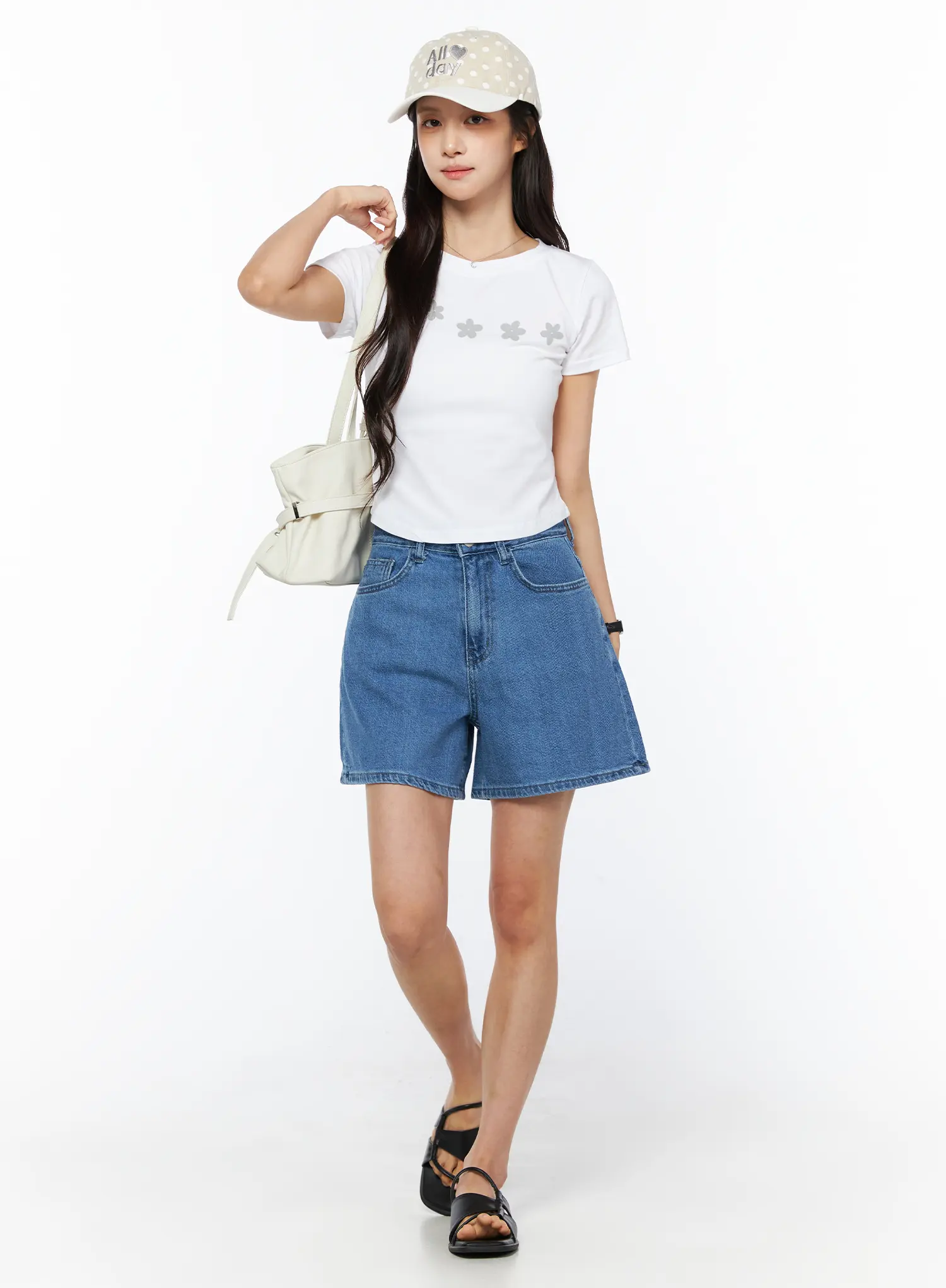 Meera Mid-Waist Jorts CU522 - Image 2