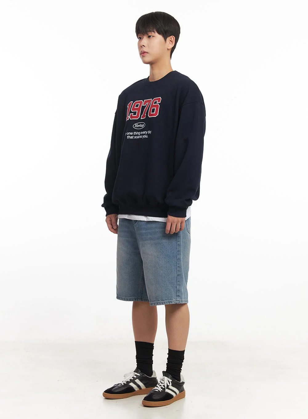 Men's 1976 Graphic Sweatshirt IM528 - Image 8