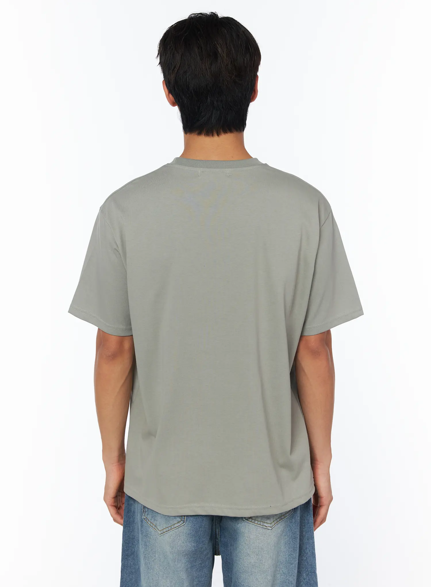Men's American Lettering Graphic T-Shirt IY529 - Image 5