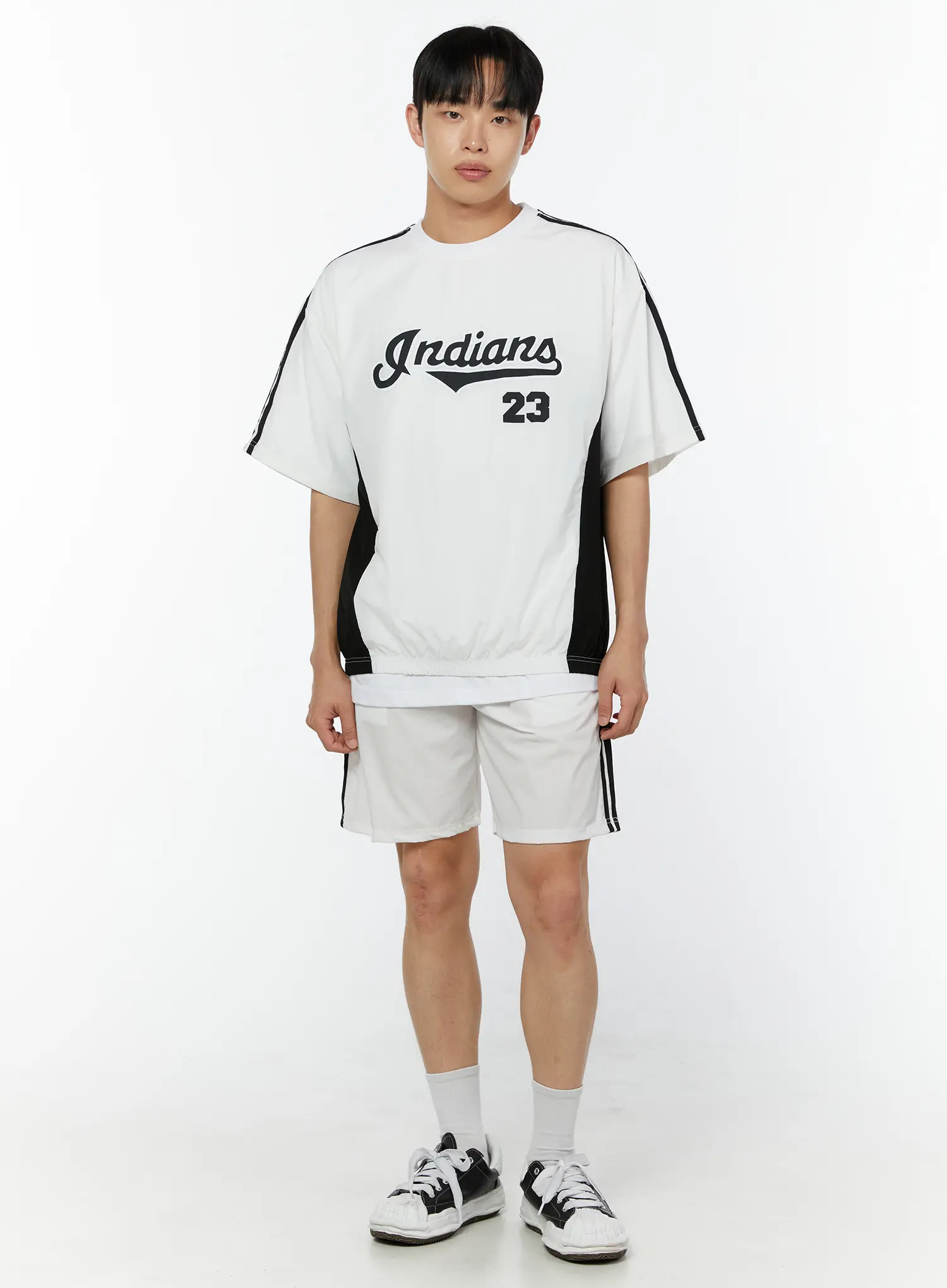 Men's Athletic Striped Shorts IU518 - Image 4