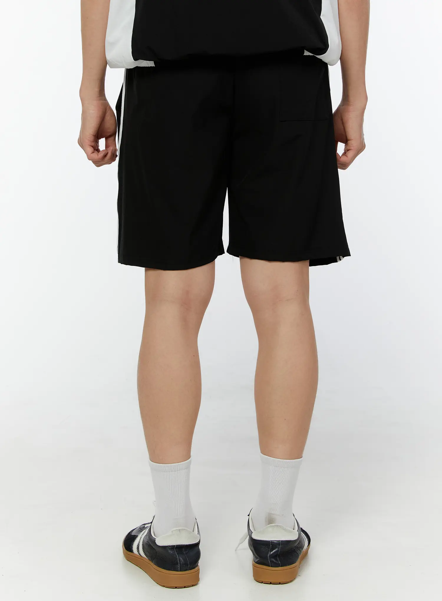 Men's Athletic Striped Shorts IU518 - Image 8