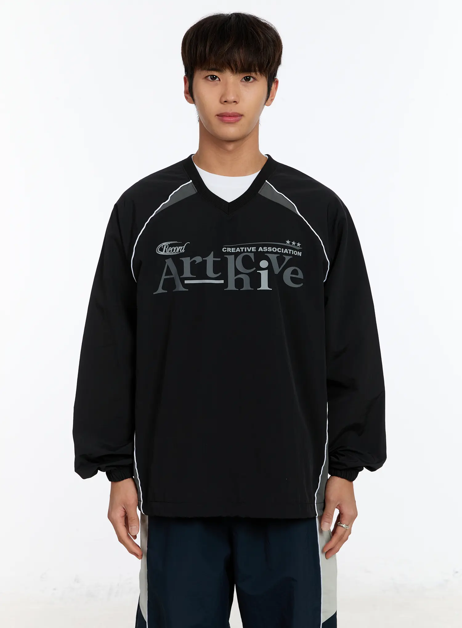 Men's Athletic V-Neck Pullover IM530 - Image 16
