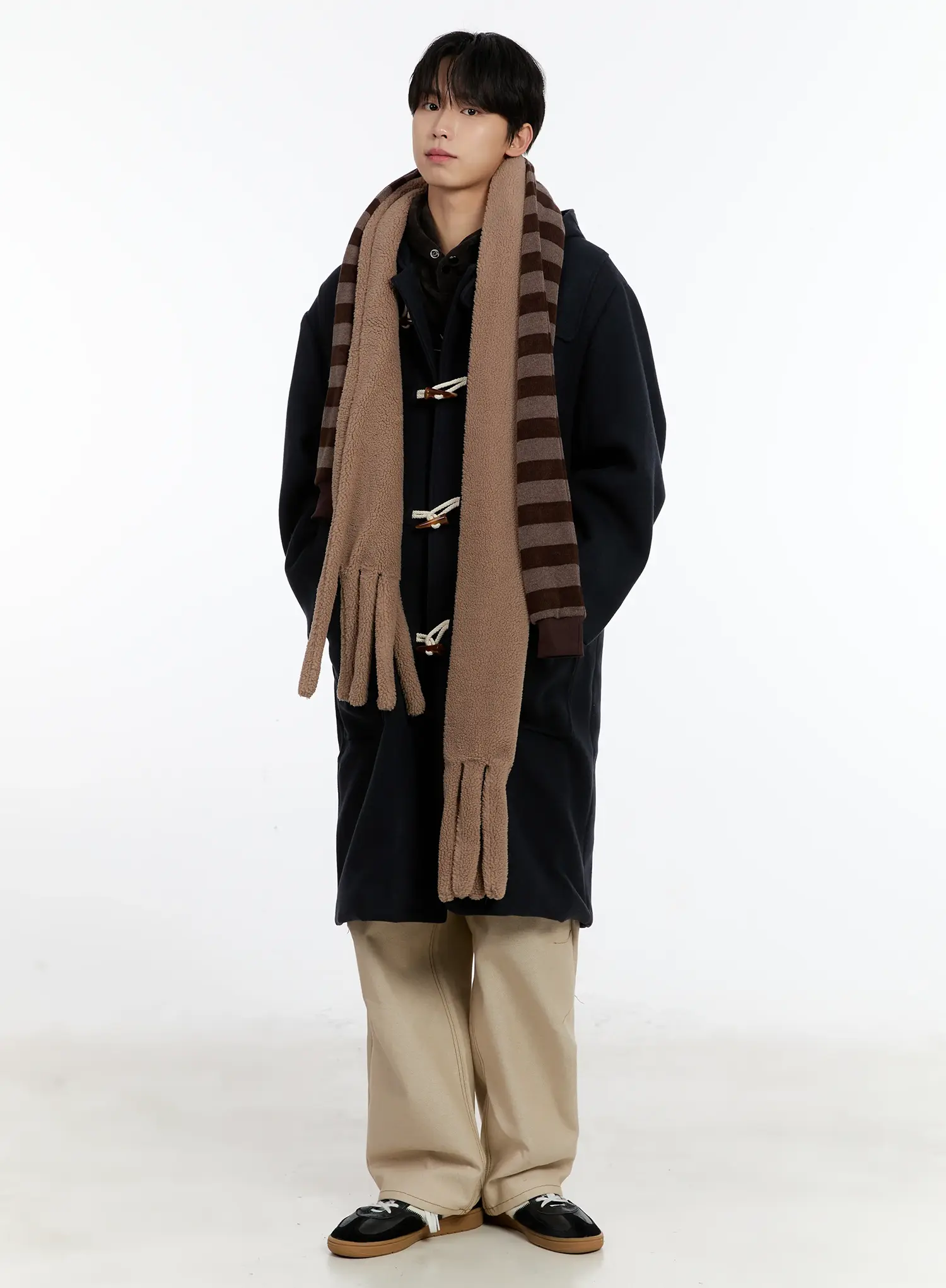 Men's Back Graphic Wide-Leg Pants ID502 - Image 12