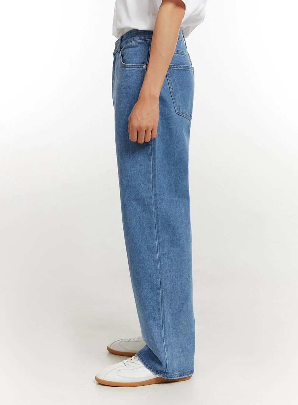 Men's Baggy Jeans (Blue) IU427 - Image 4