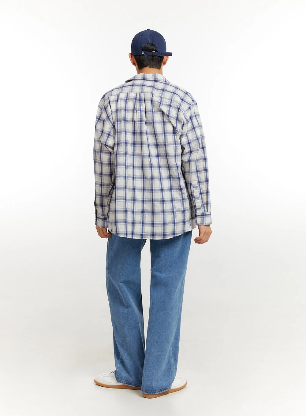 Men's Baggy Jeans (Blue) IU427 - Image 8