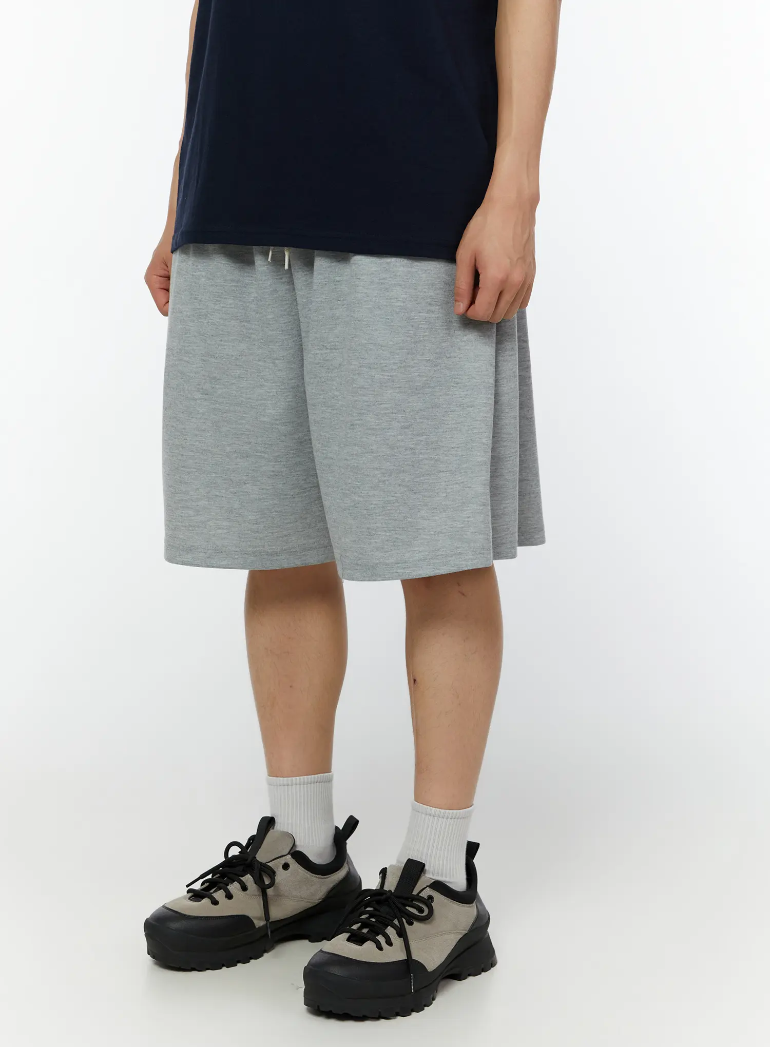 Men's Basic Bermuda Sweat Shorts IU515 - Image 2