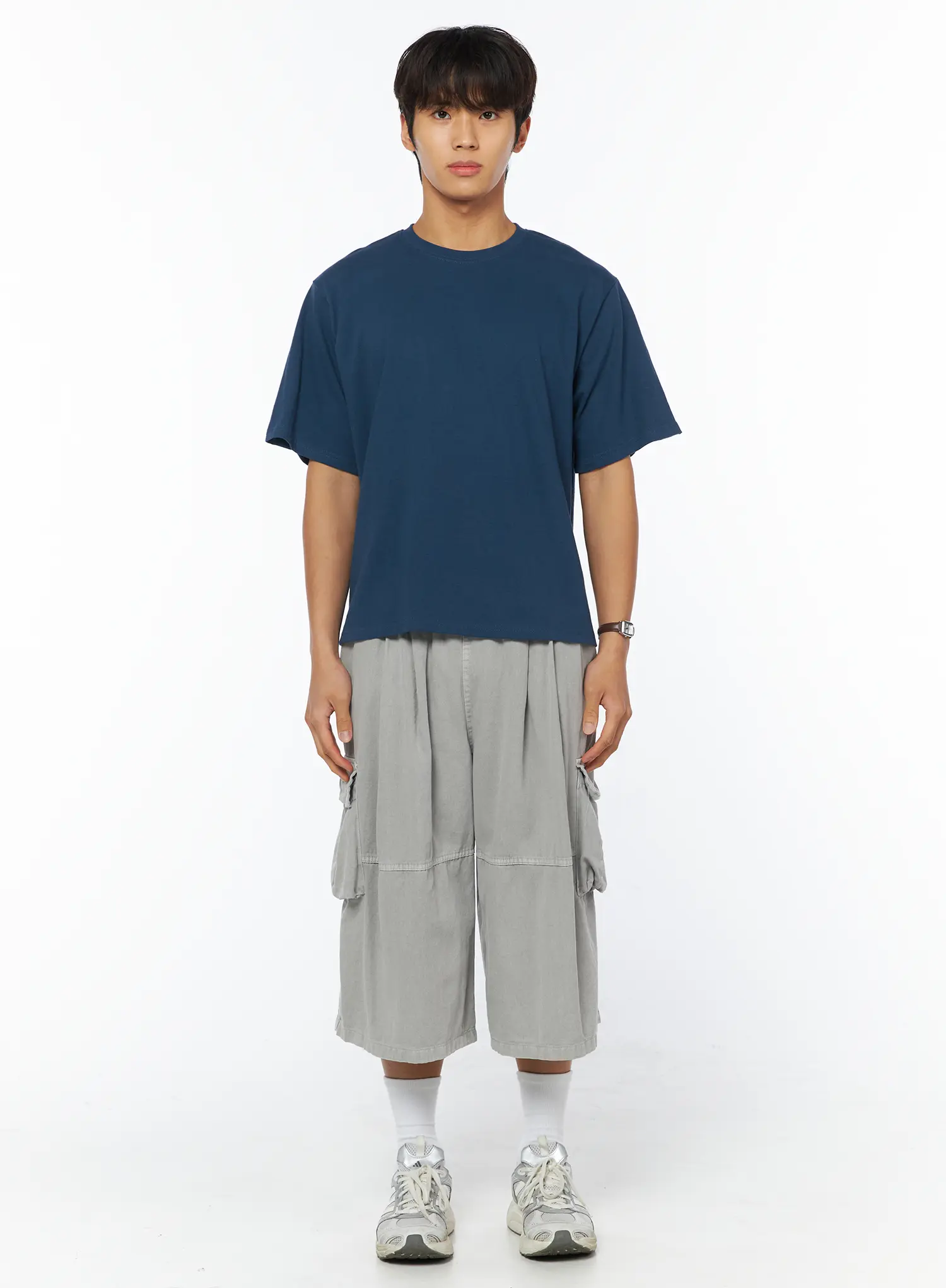 Men's Basic Crew Neck T-Shirt IU503 - Image 3