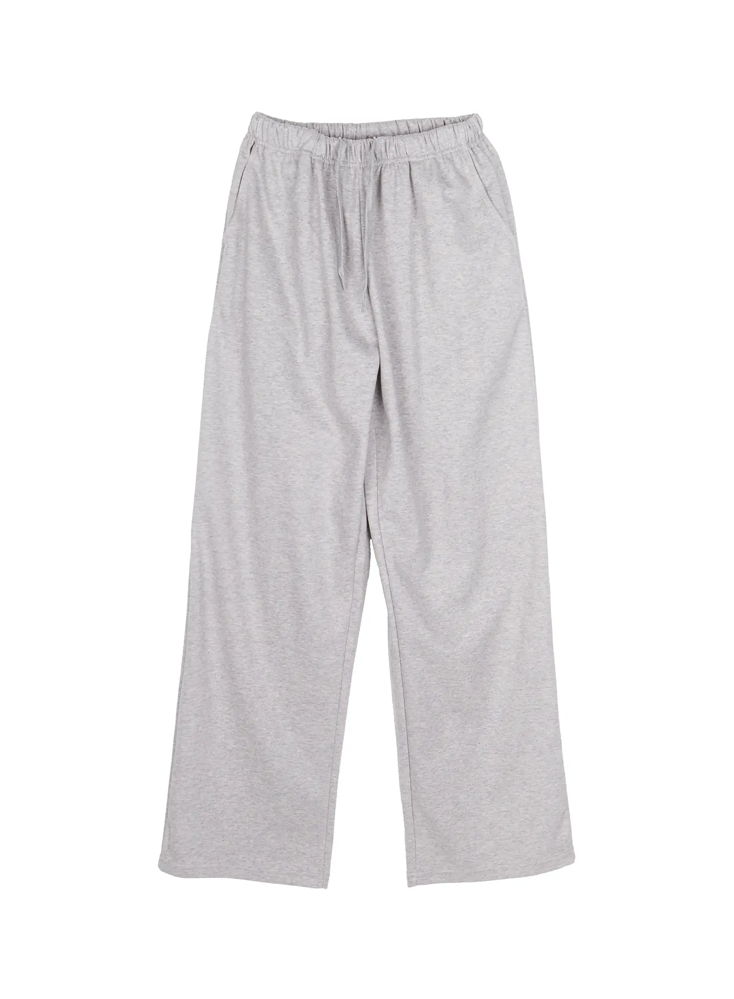 Men's Basic Semi-Wide Sweatpants (Gray) IU508 - Image 6