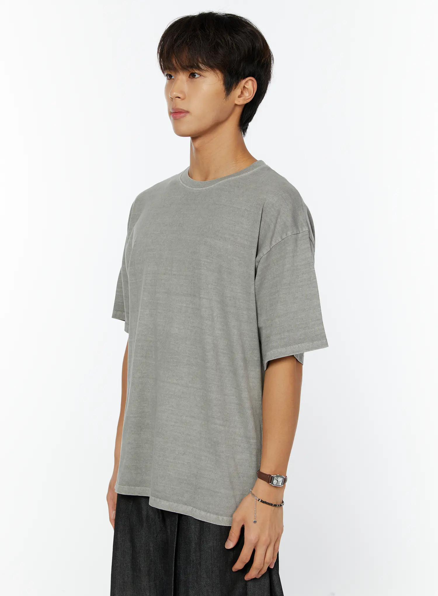 Men's Basic Short Sleeve Tee IY514 - Image 5