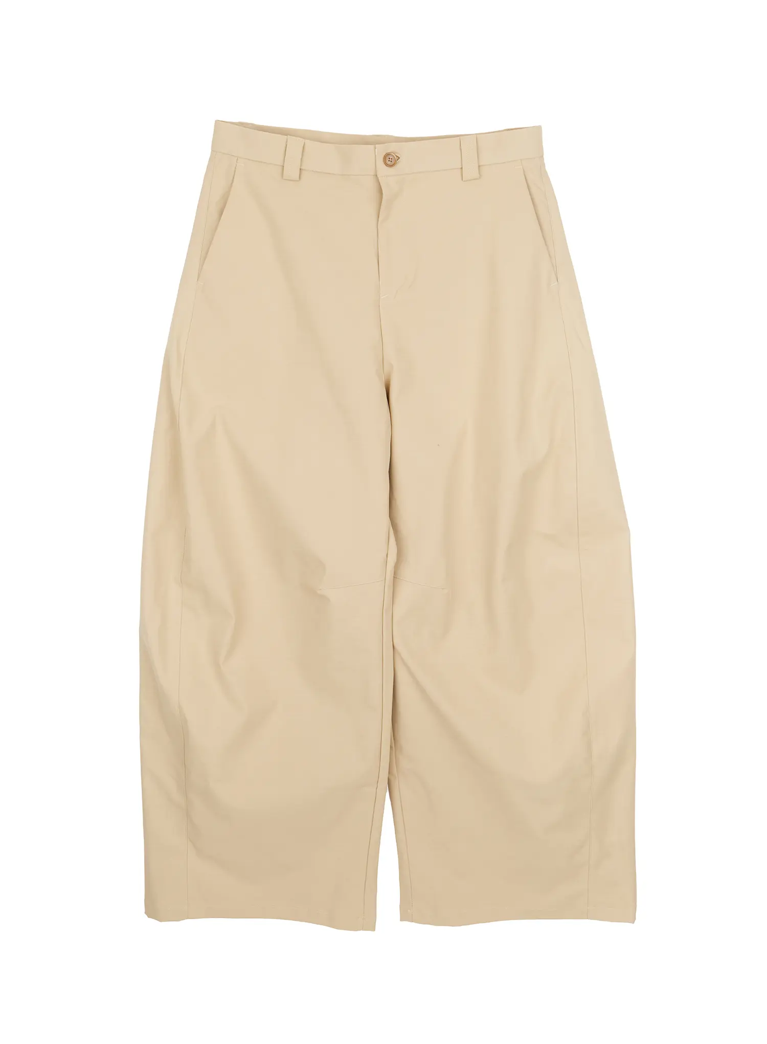 Men's Beige Wide Leg Pants IM530 - Image 12