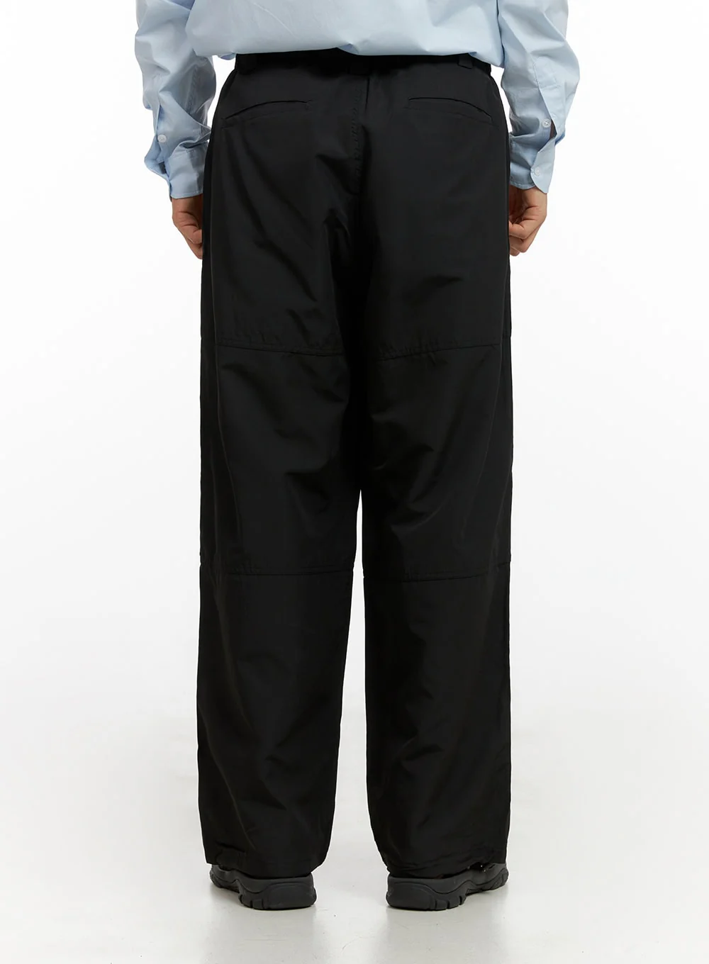 Men's Belted Wide Leg Trousers IG409 - Image 6
