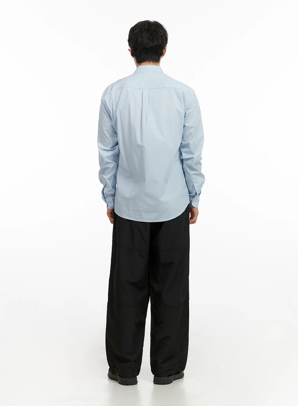 Men's Belted Wide Leg Trousers IG409 - Image 8