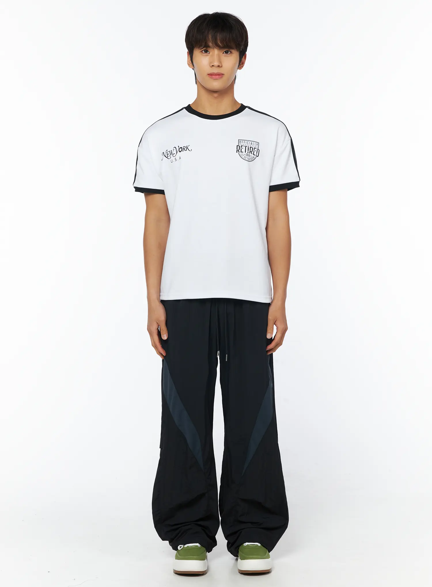 Men's Breathable Track Pants (Black) IY529 - Image 5