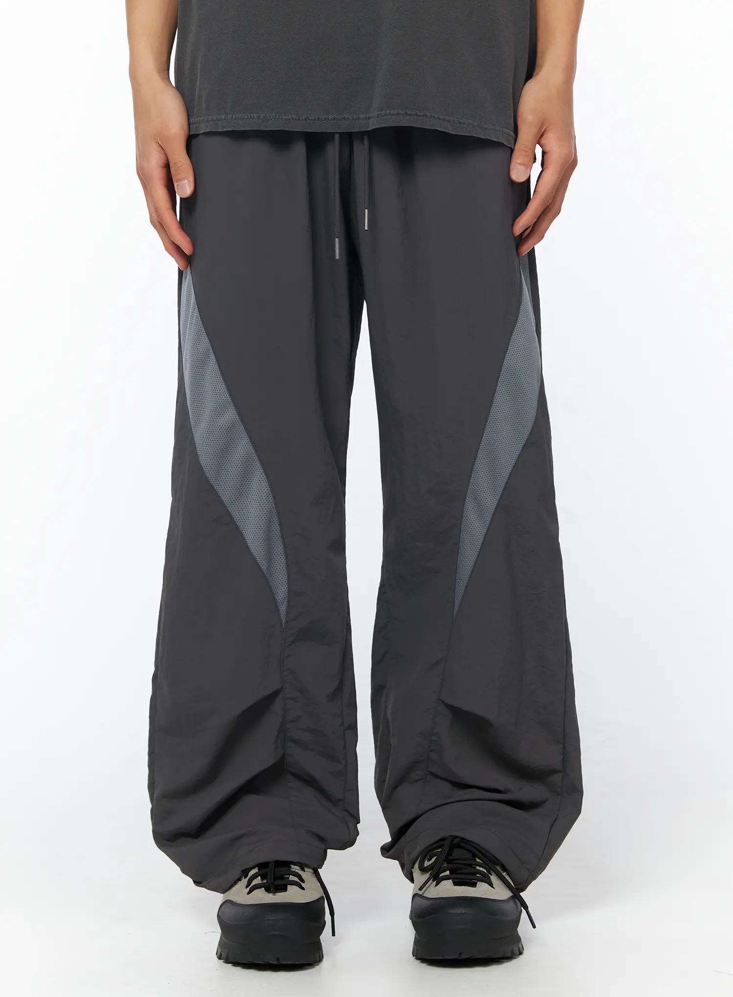 Men's Breathable Track Pants (Dark Gray) IY529