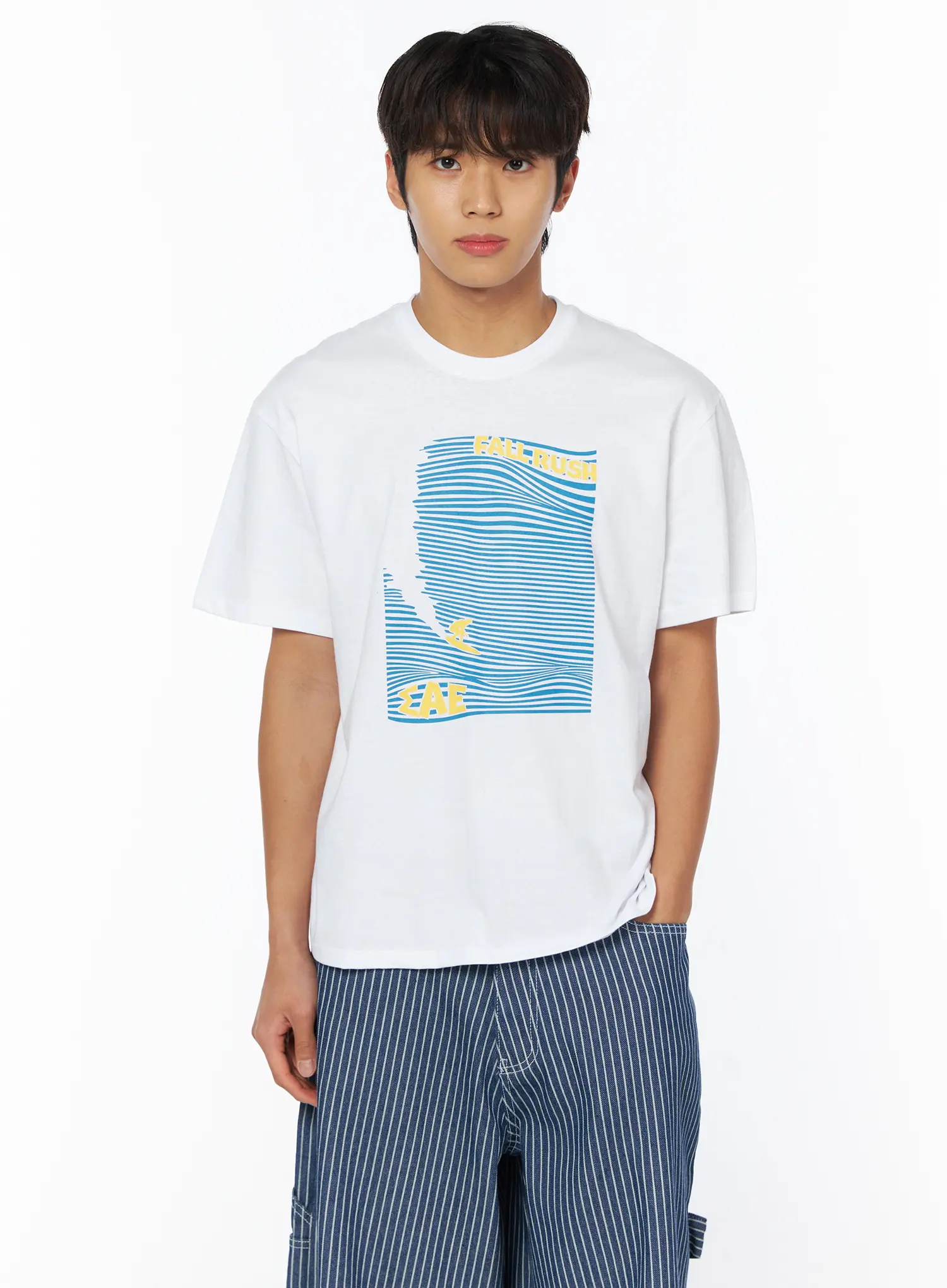 Men's Breezy Summer Graphic T-Shirt IY529 - Image 7