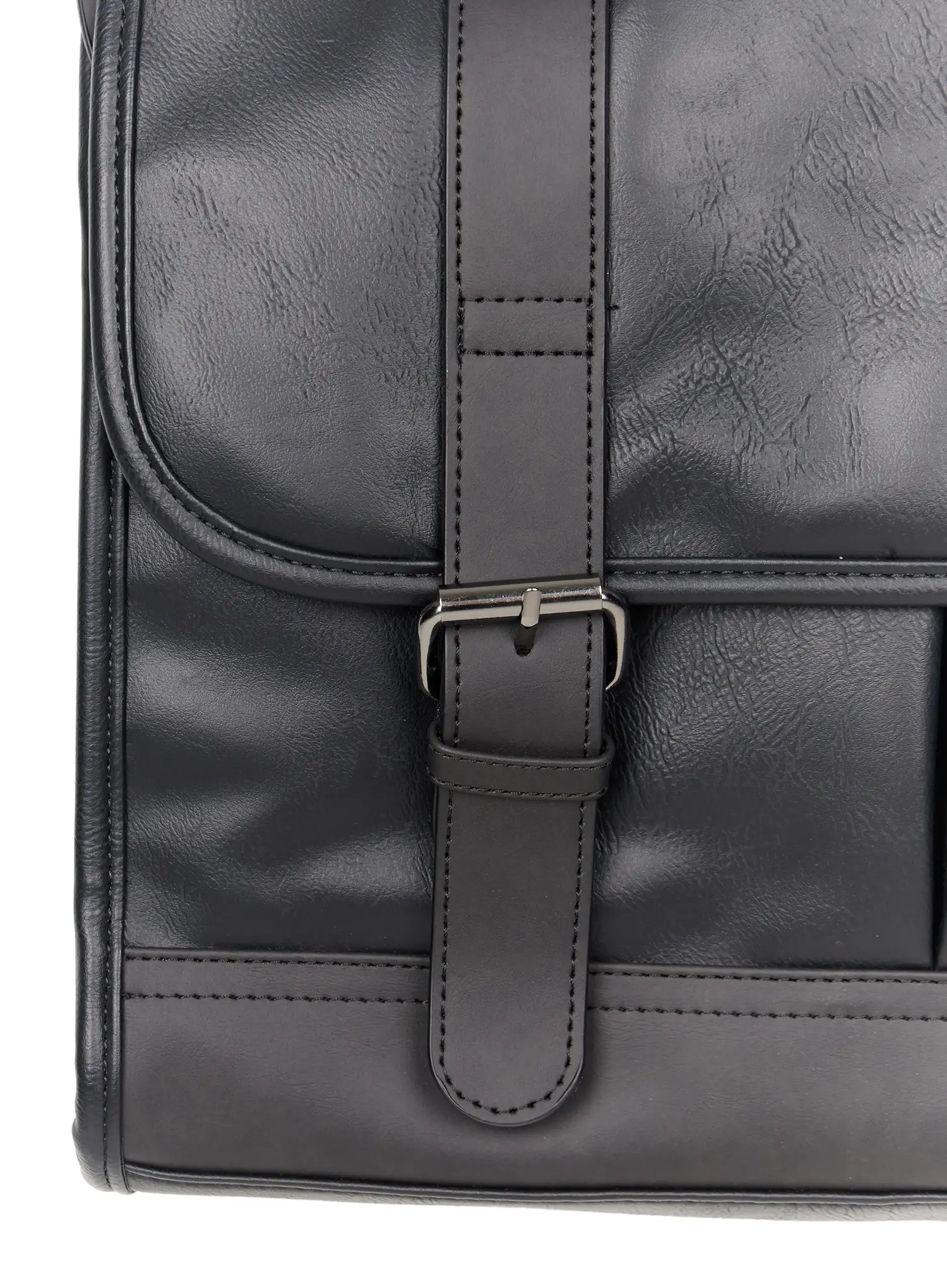 Men's Buckle Crossbody Bag IU523 - Image 6
