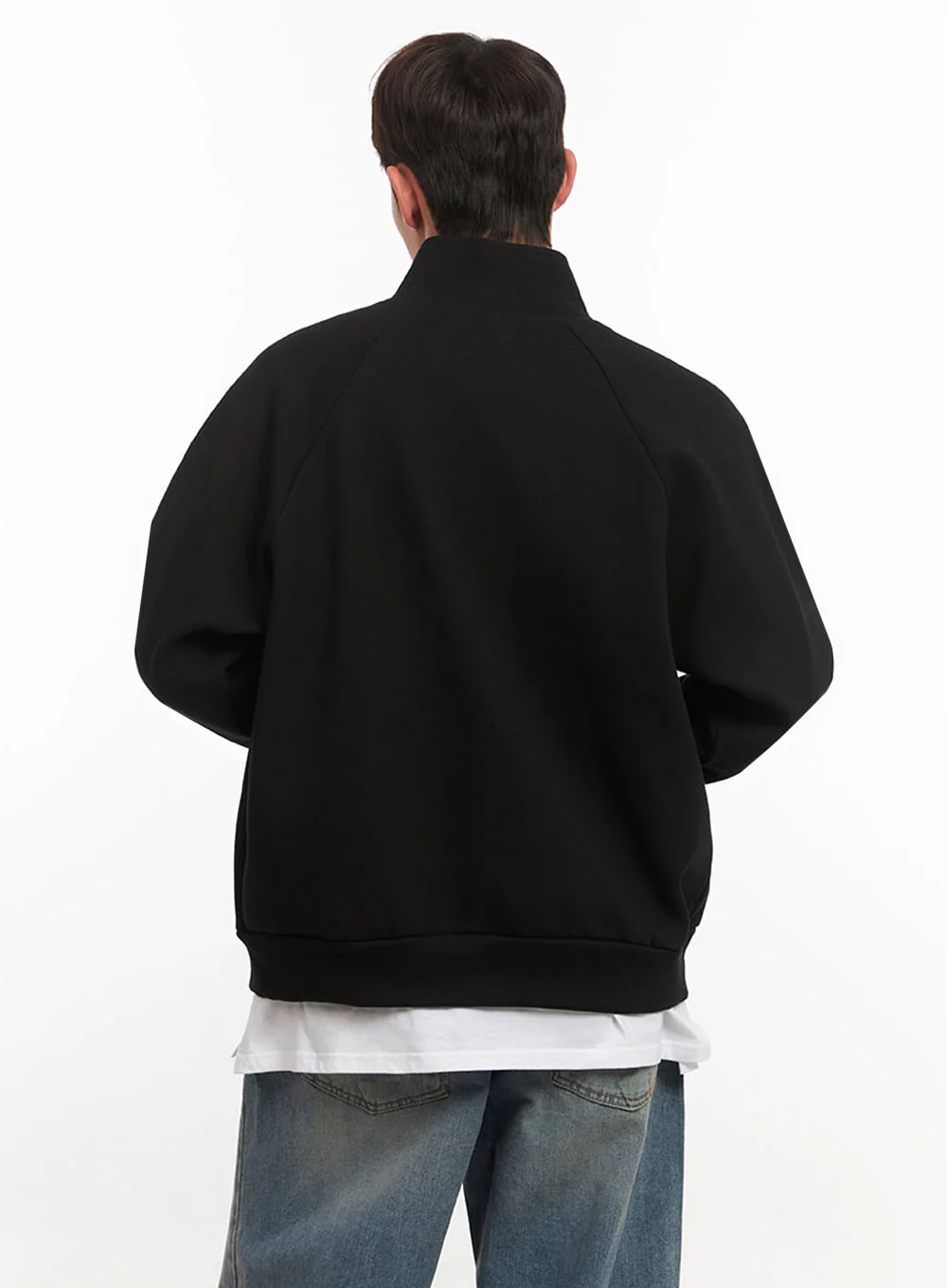 Men's Button-Neck Zip-Up Jacket IF517 - Image 5