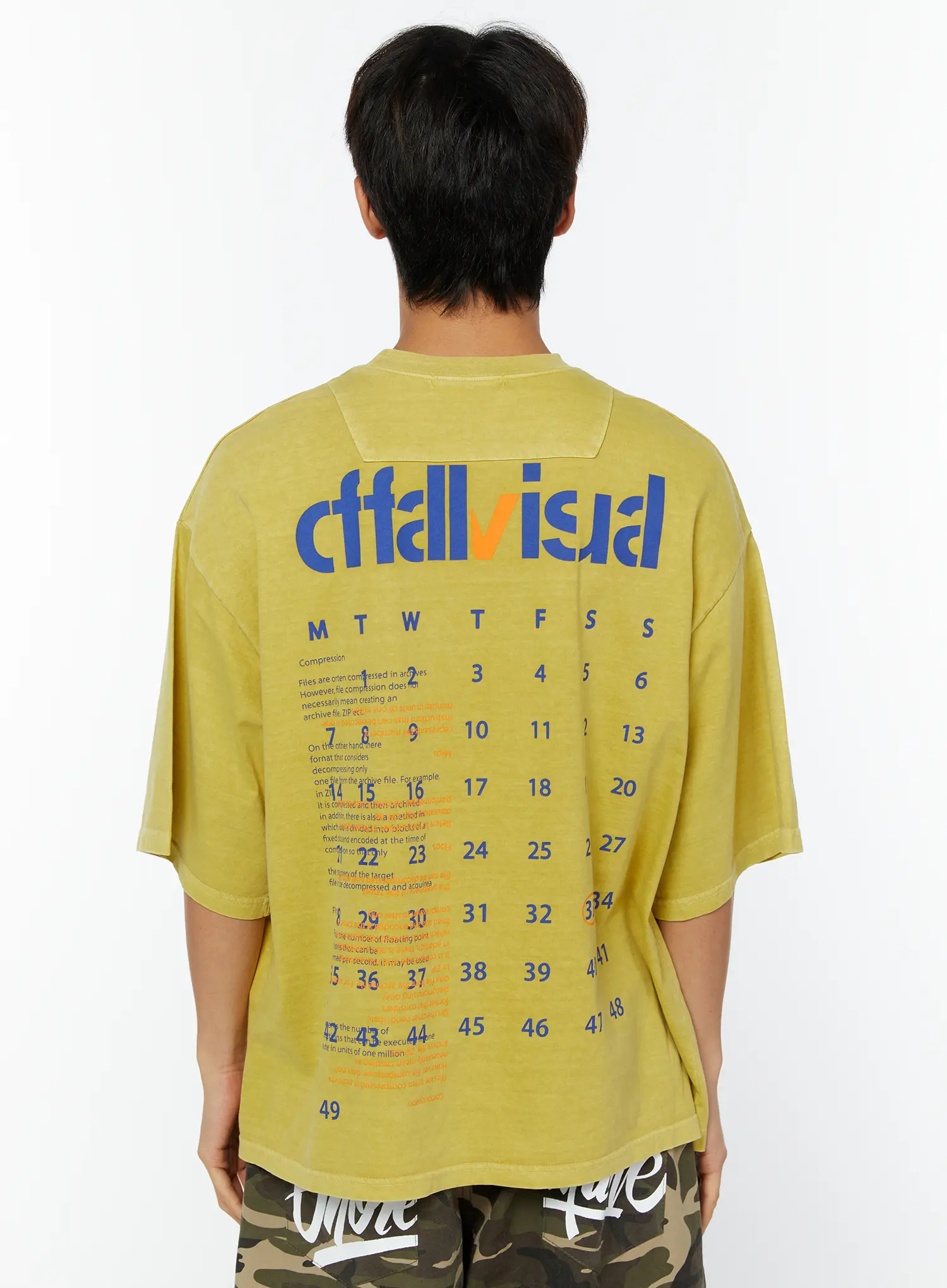 Men's Calendar Graphic Tee IY514 - Image 6