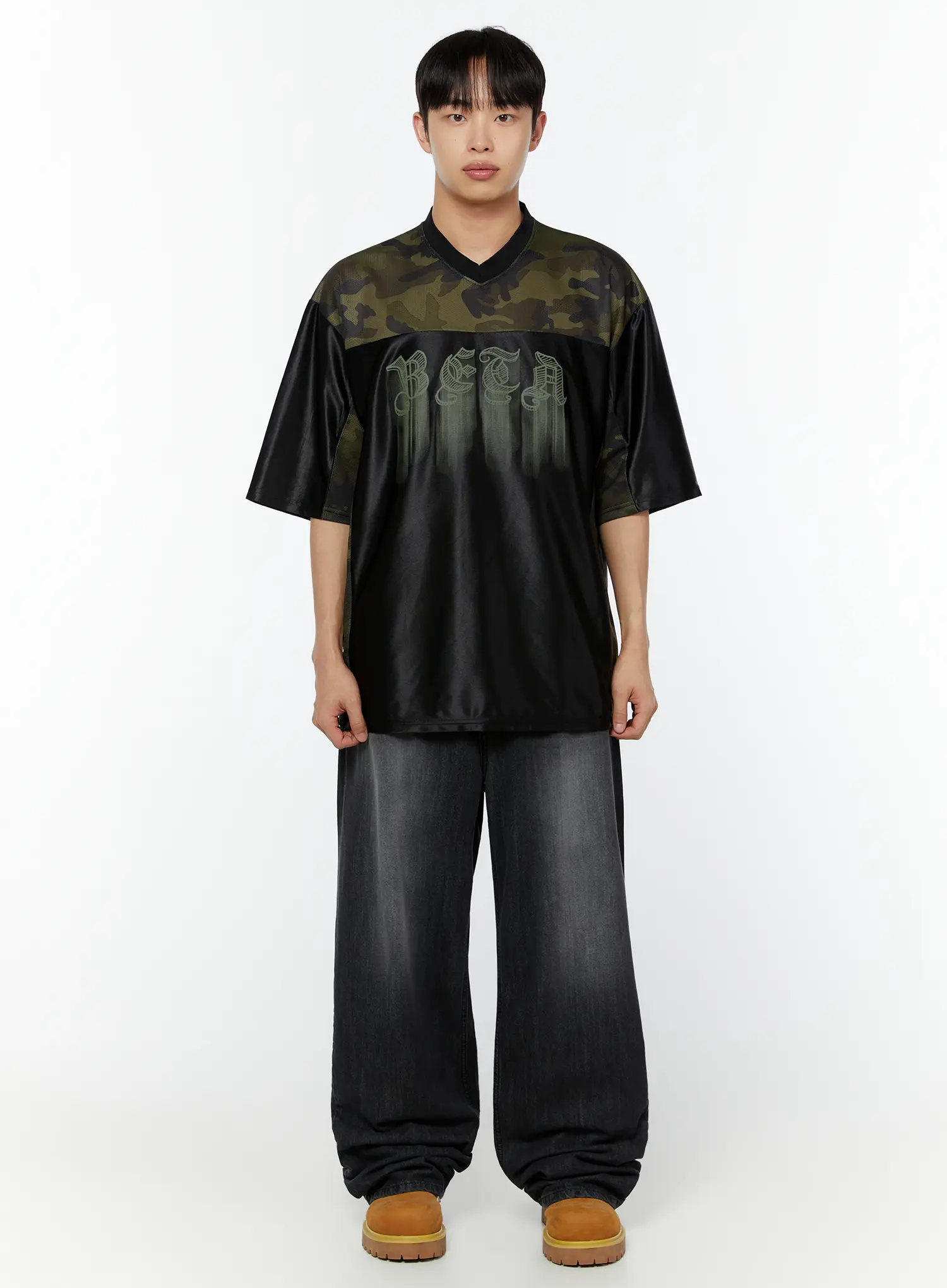 Men's Camo Graphic Tee IU516 - Image 3