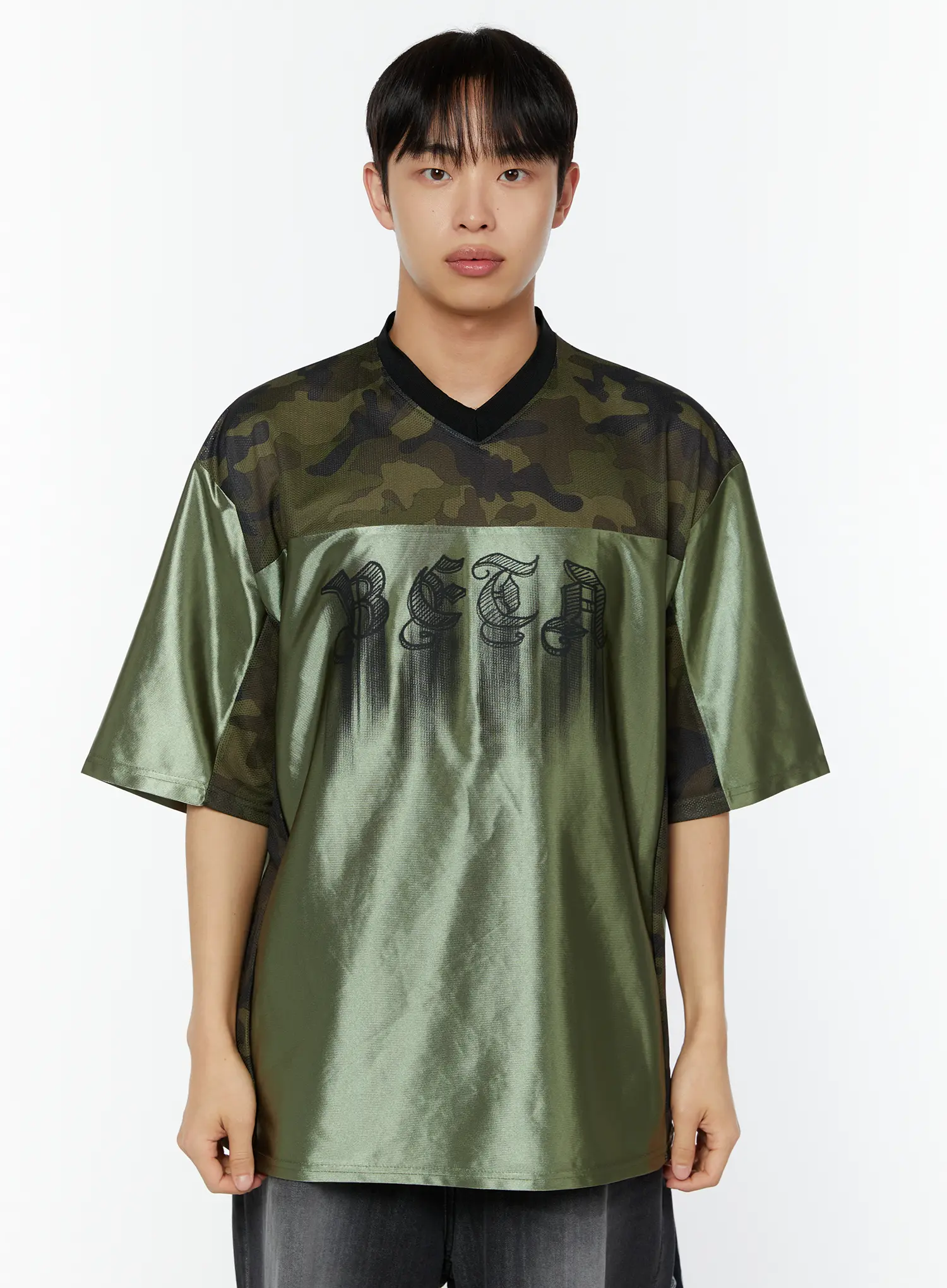 Men's Camo Graphic Tee IU516 - Image 8