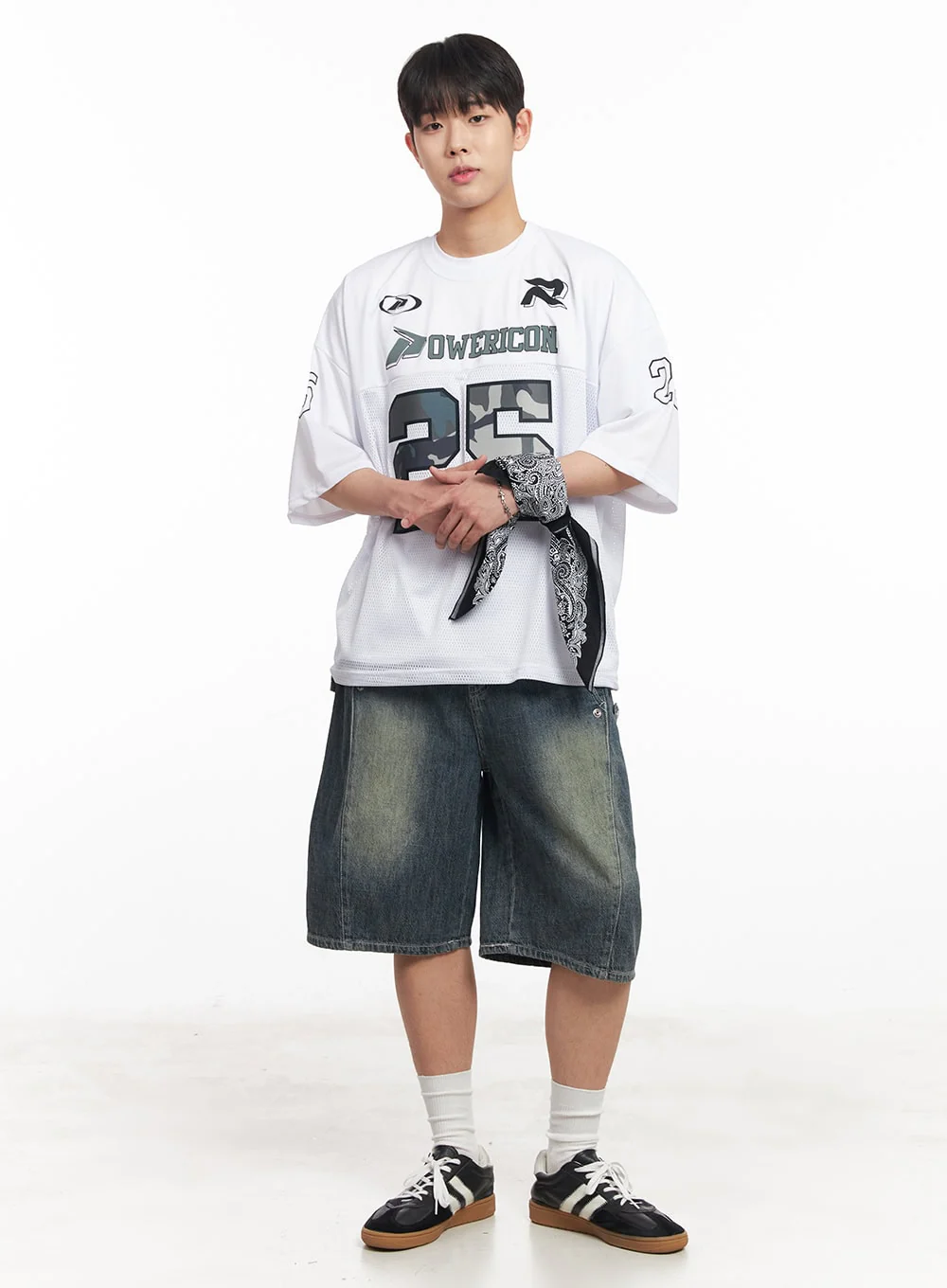 Men's Camo Mesh Jersey T-Shirt IA525 - Image 2