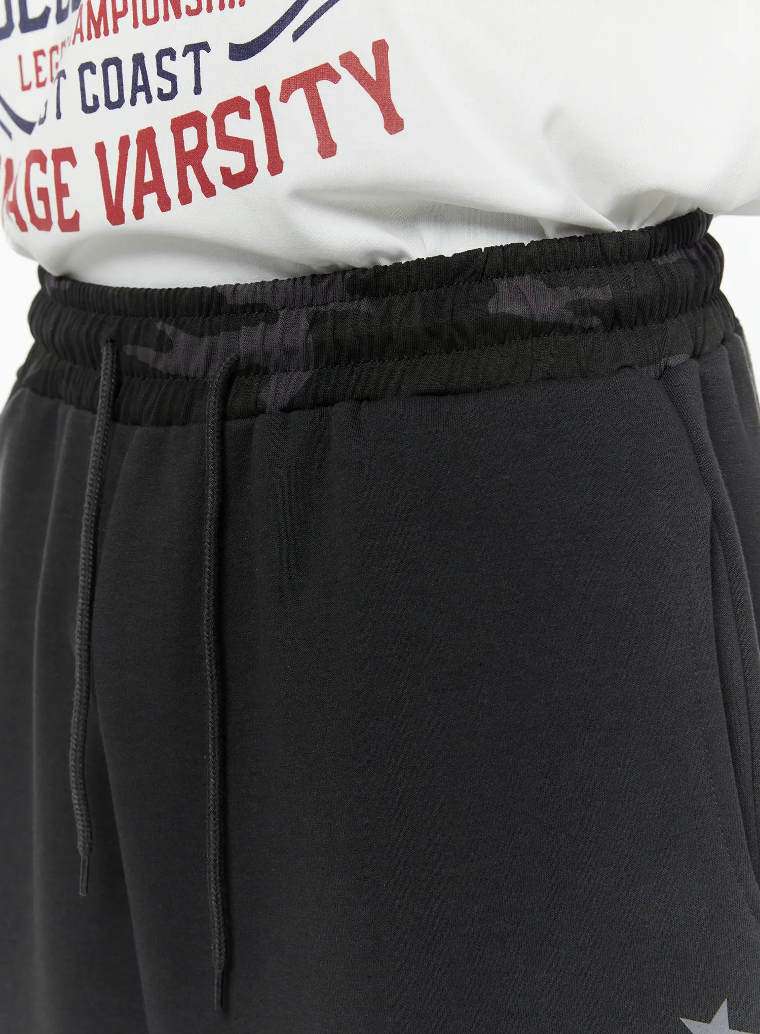 Men's Camouflage Graphic Sweatpants (Dark Gray) IU508 - Image 4