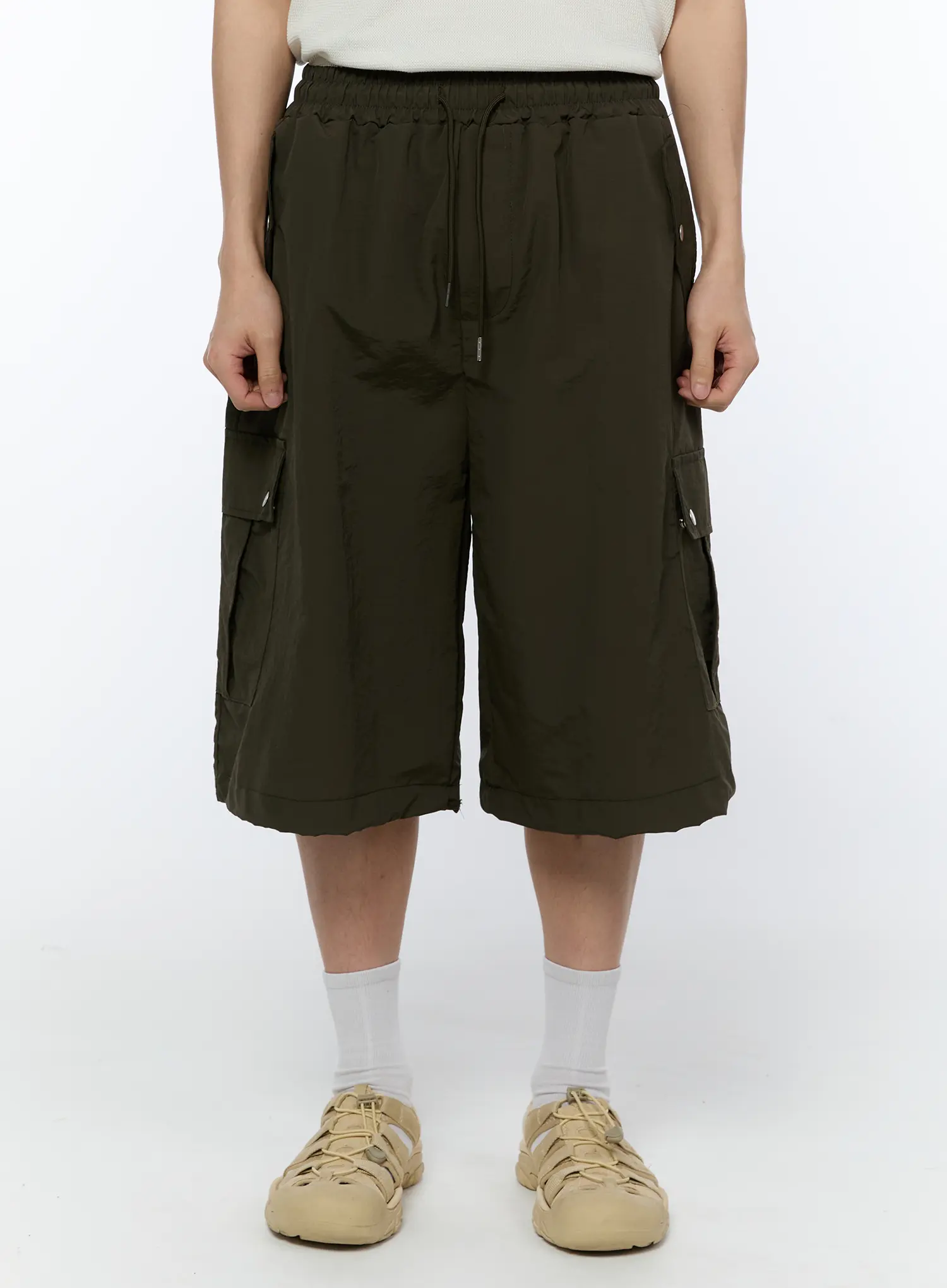 Men's Cargo Bermuda Shorts IA520 - Image 4