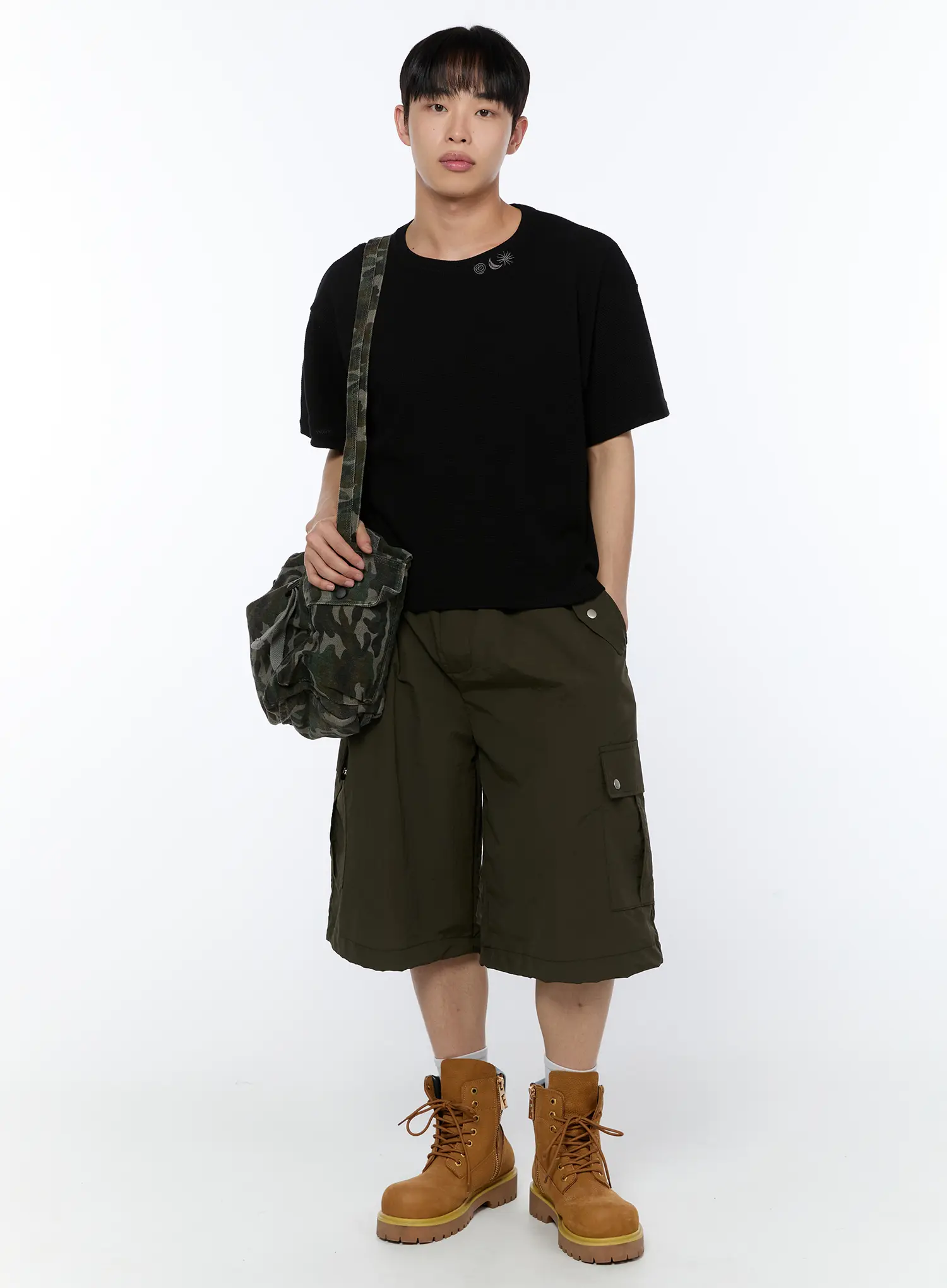 Men's Cargo Bermuda Shorts IA520 - Image 9