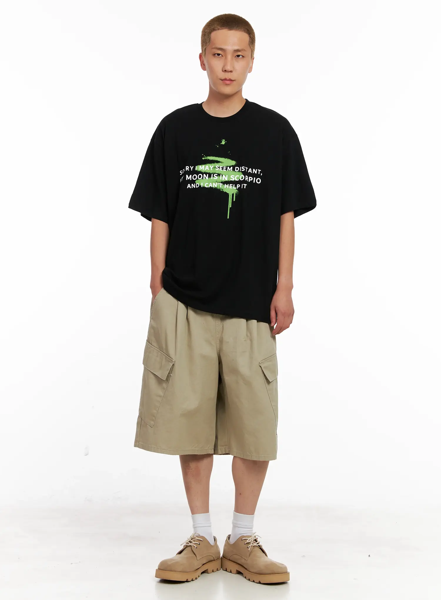Men's Cargo Bermuda Shorts IL521 - Image 11