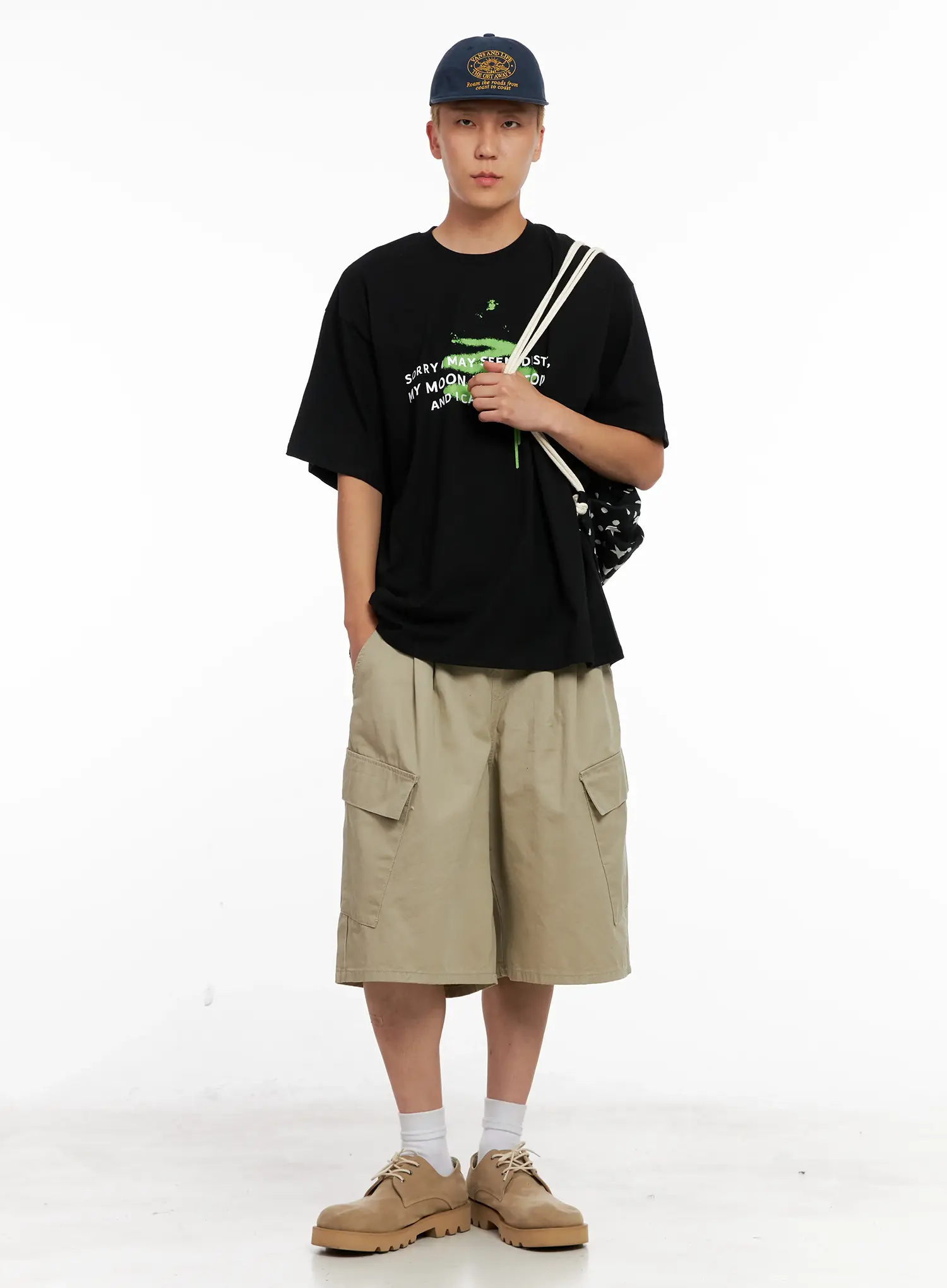 Men's Cargo Bermuda Shorts IL521 - Image 13