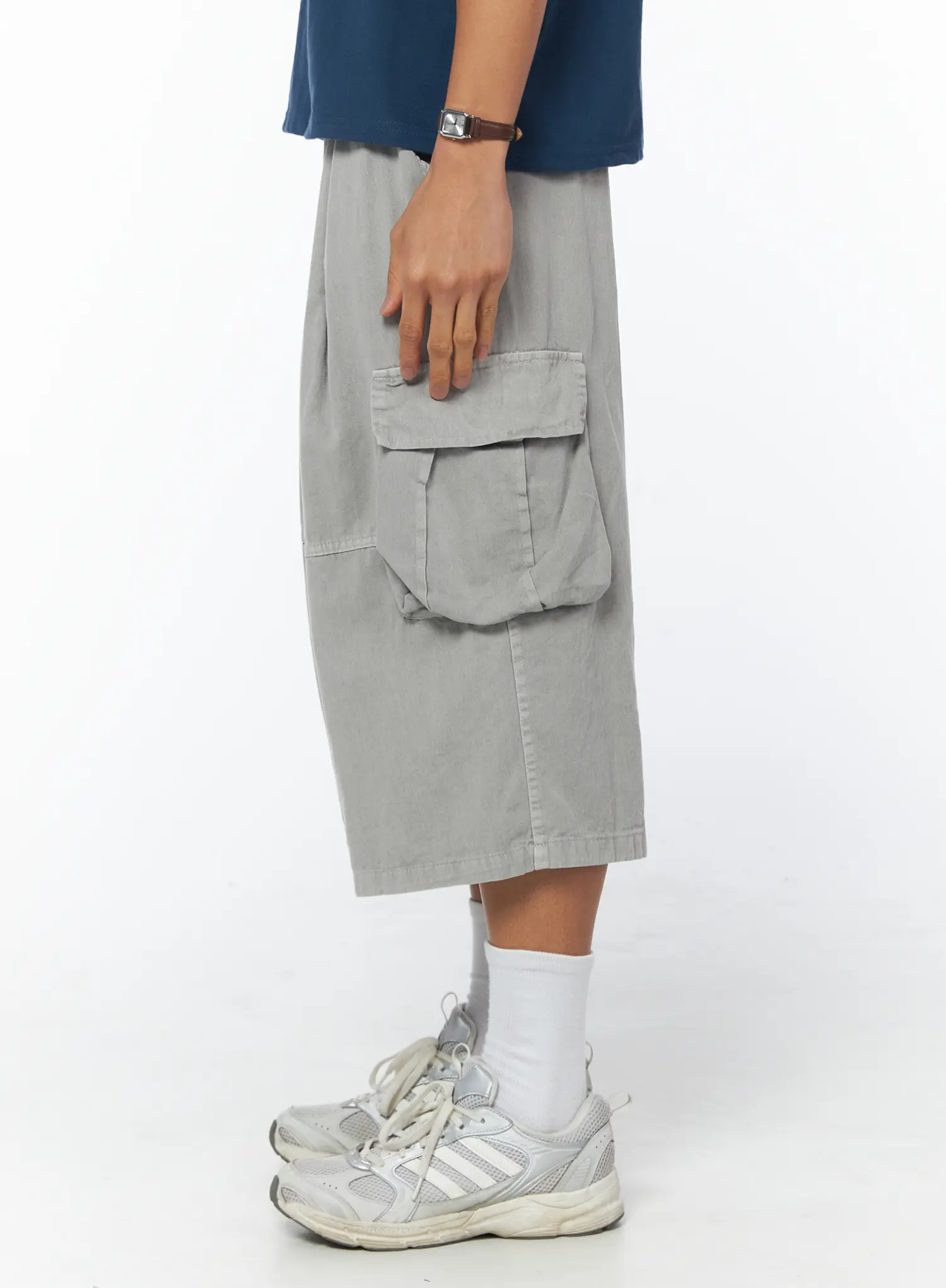 Men's Cargo Bermuda Shorts IU503 - Image 5