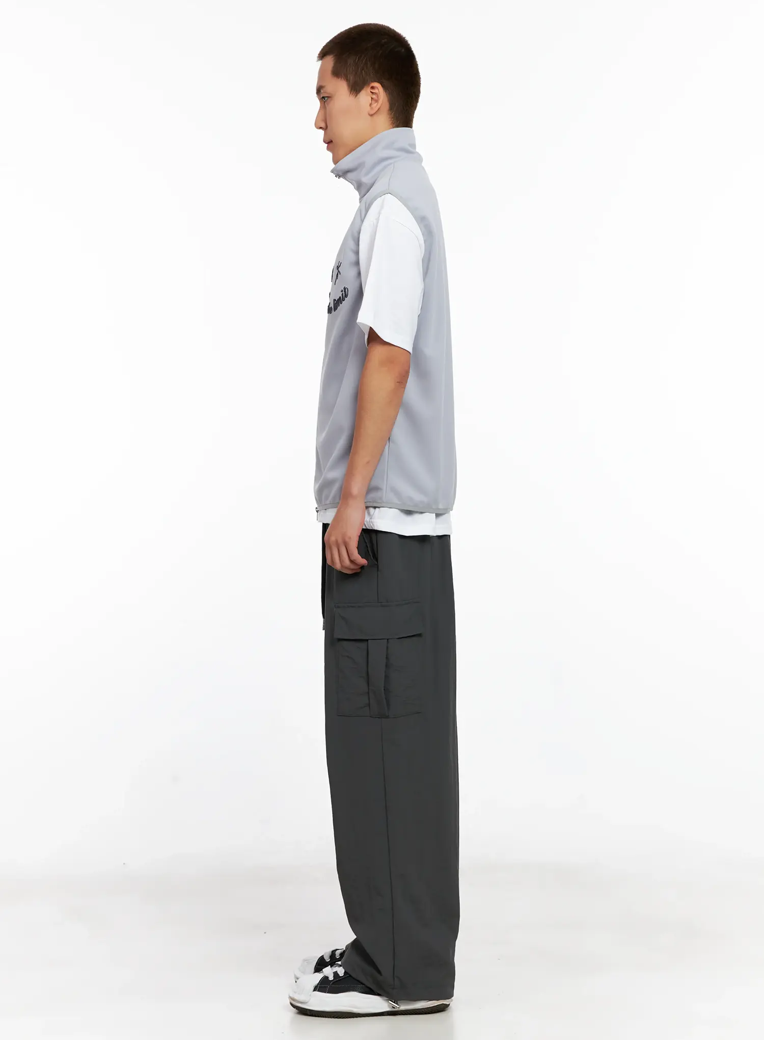 Men's Cargo Drawstring Pants IG508 - Image 9