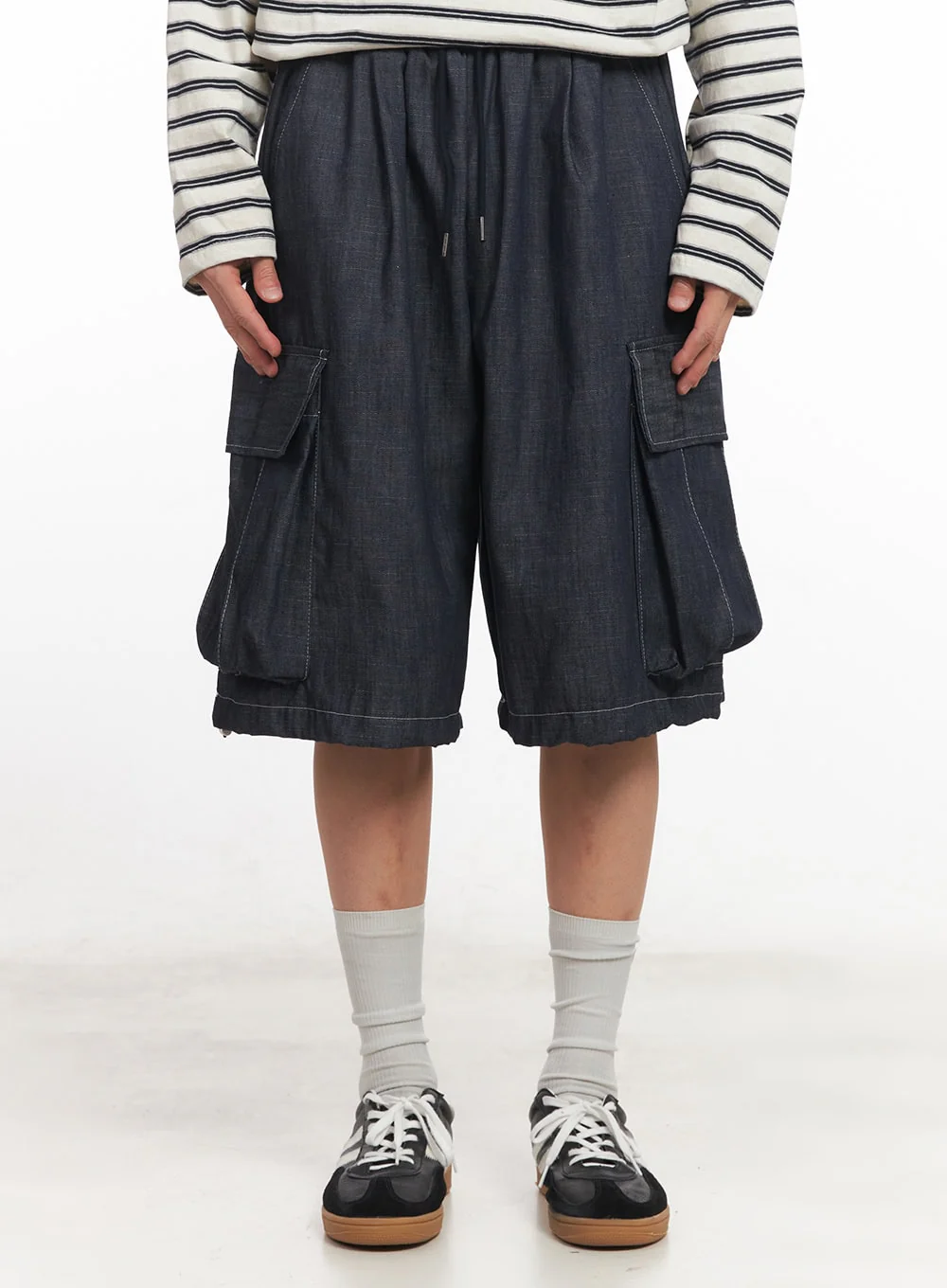 Men's Cargo Stitched Jorts IA511 - Image 2