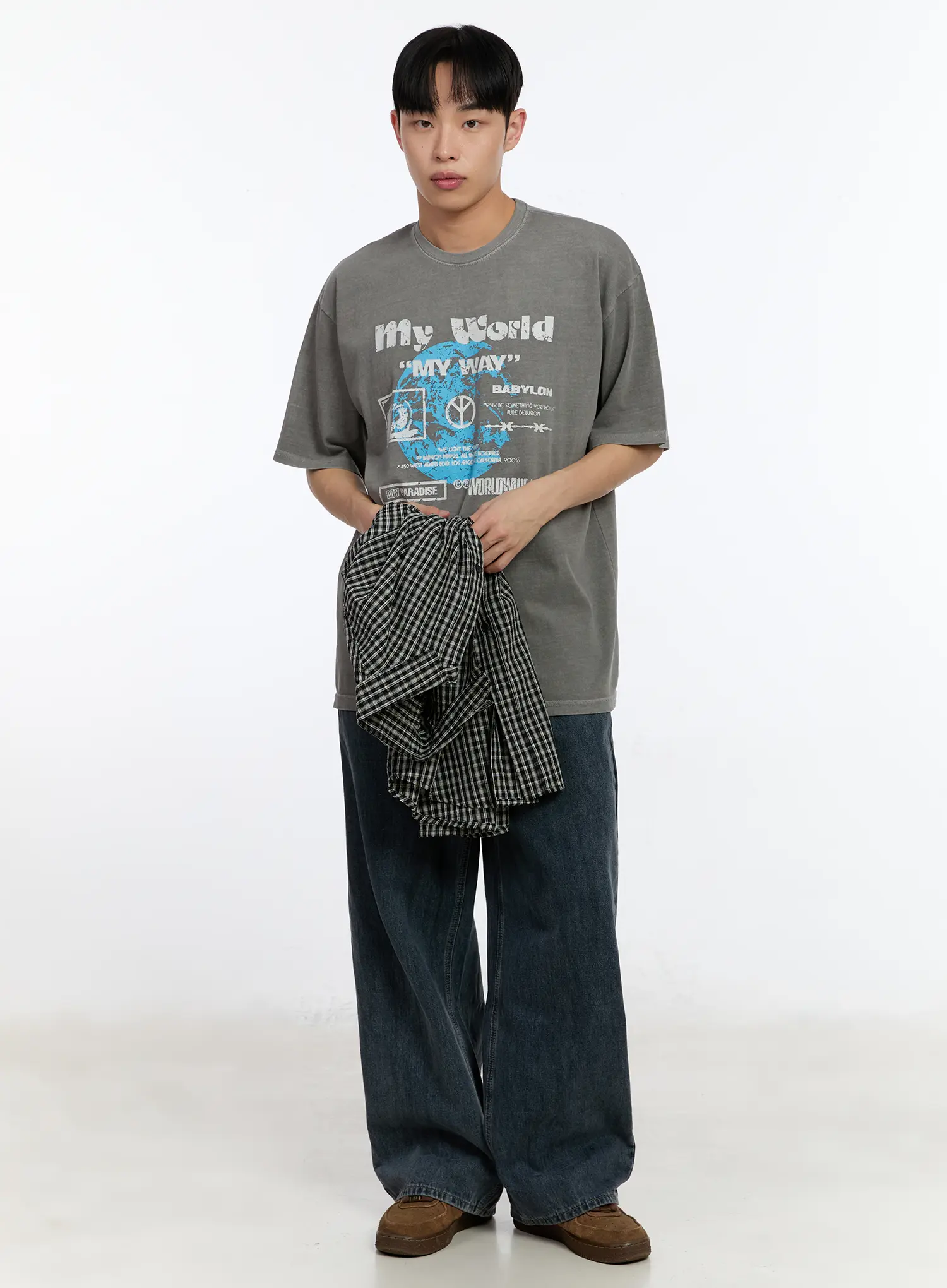 Men's Casual Baggy Jeans IA508 - Image 10
