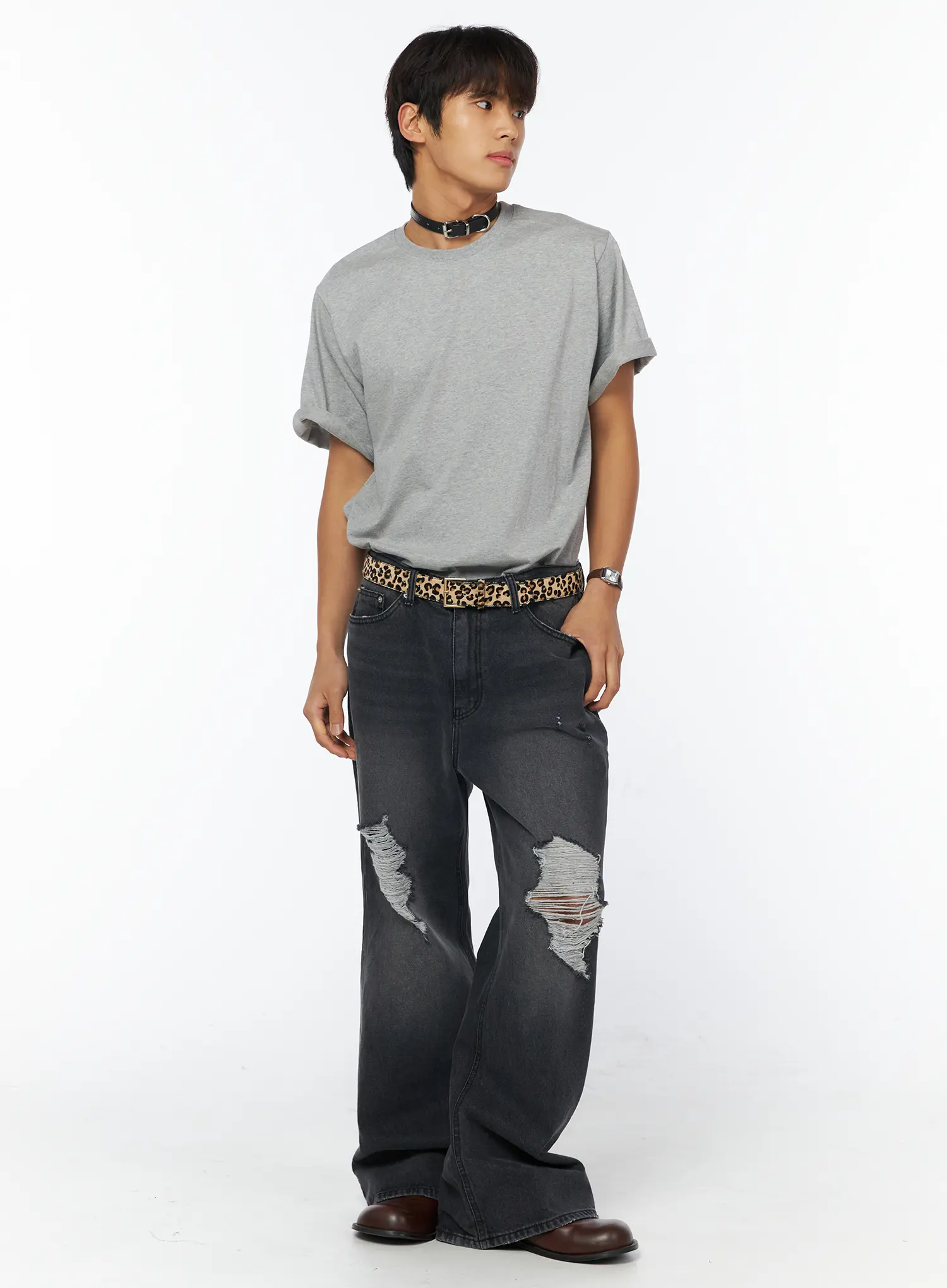 Men's Casual Button-Up Shirt IU503 - Image 11