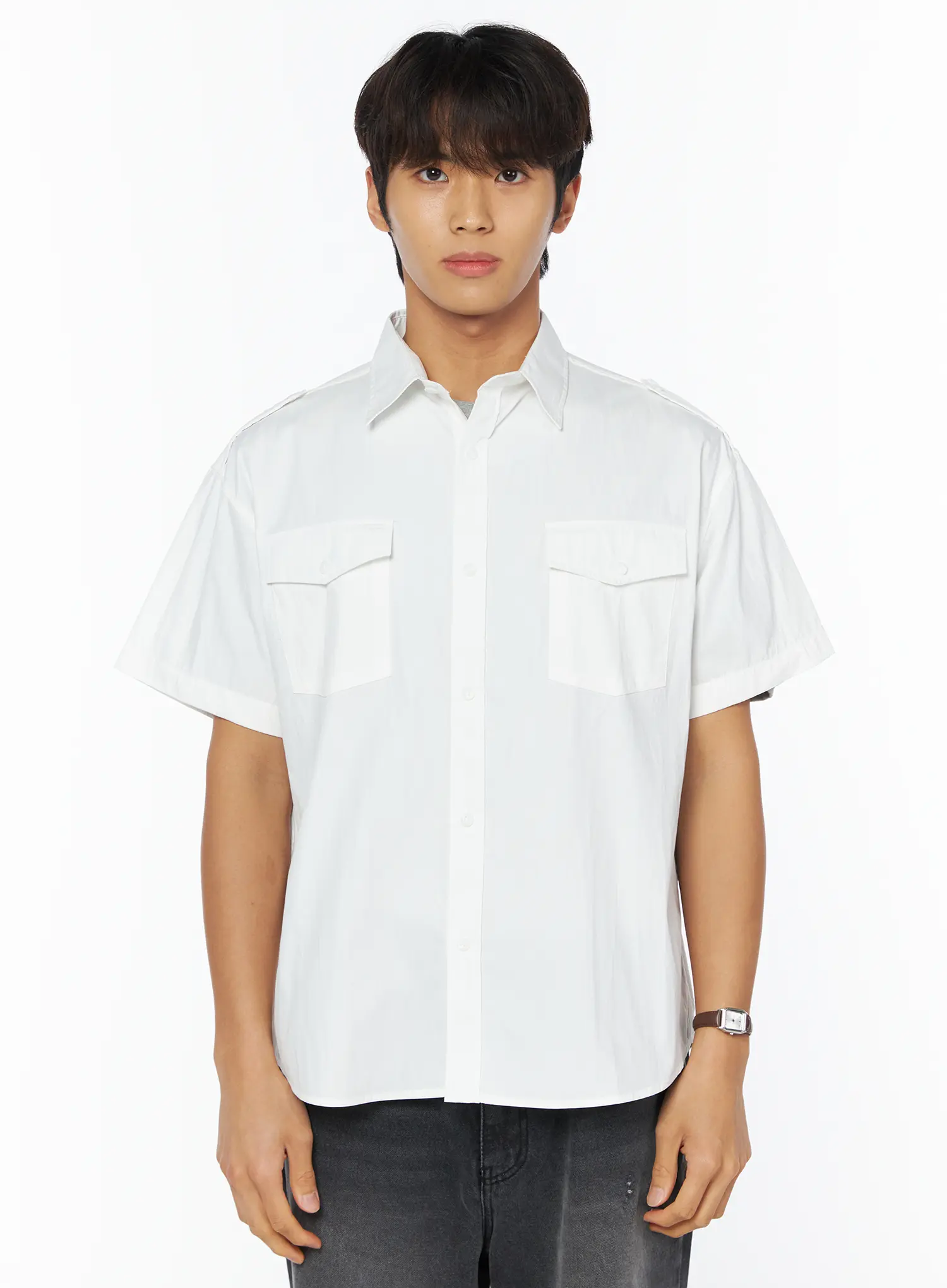 Men's Casual Button-Up Shirt IU503 - Image 15