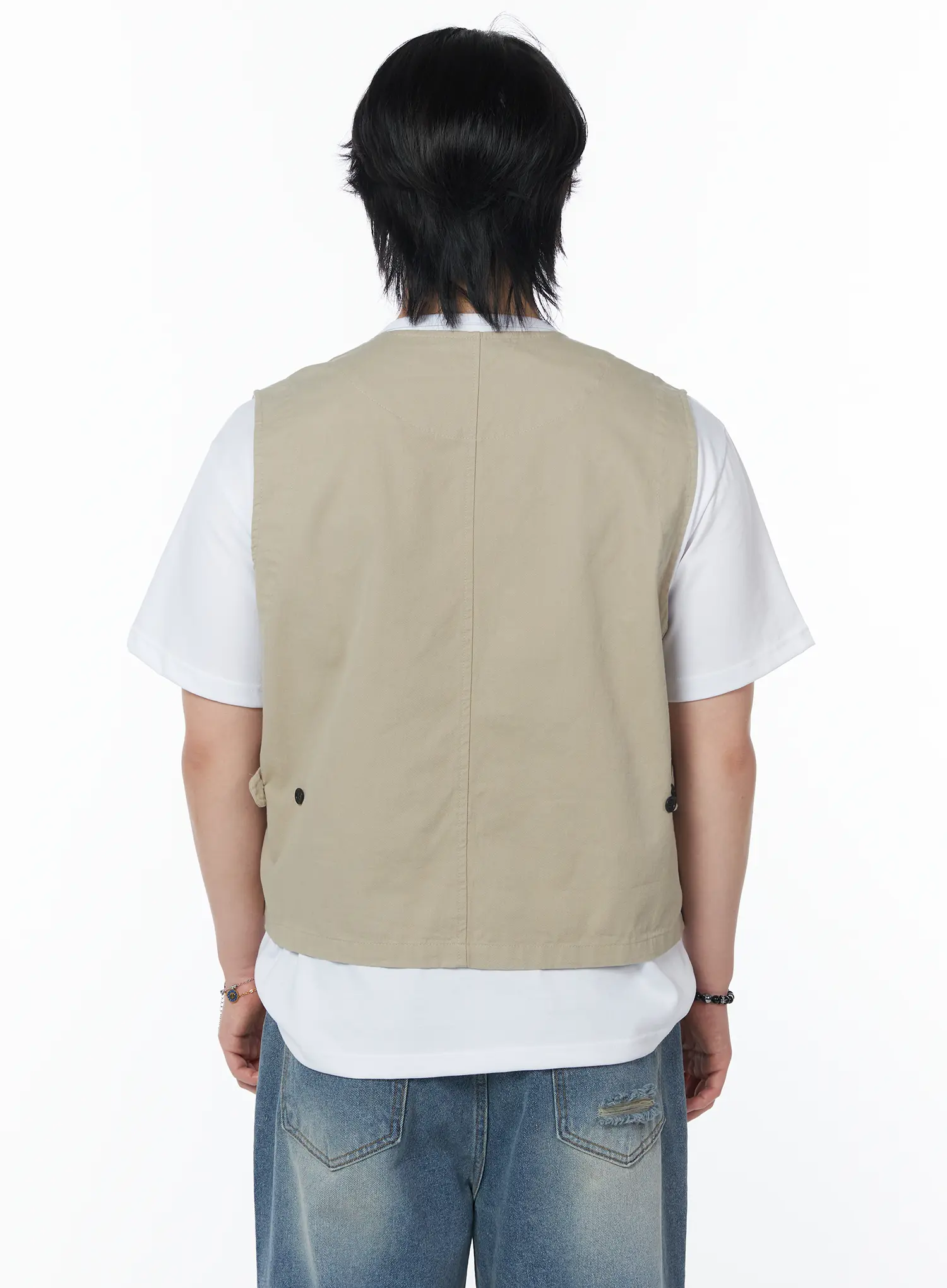 Men's Casual Cotton Vest IY525 - Image 5